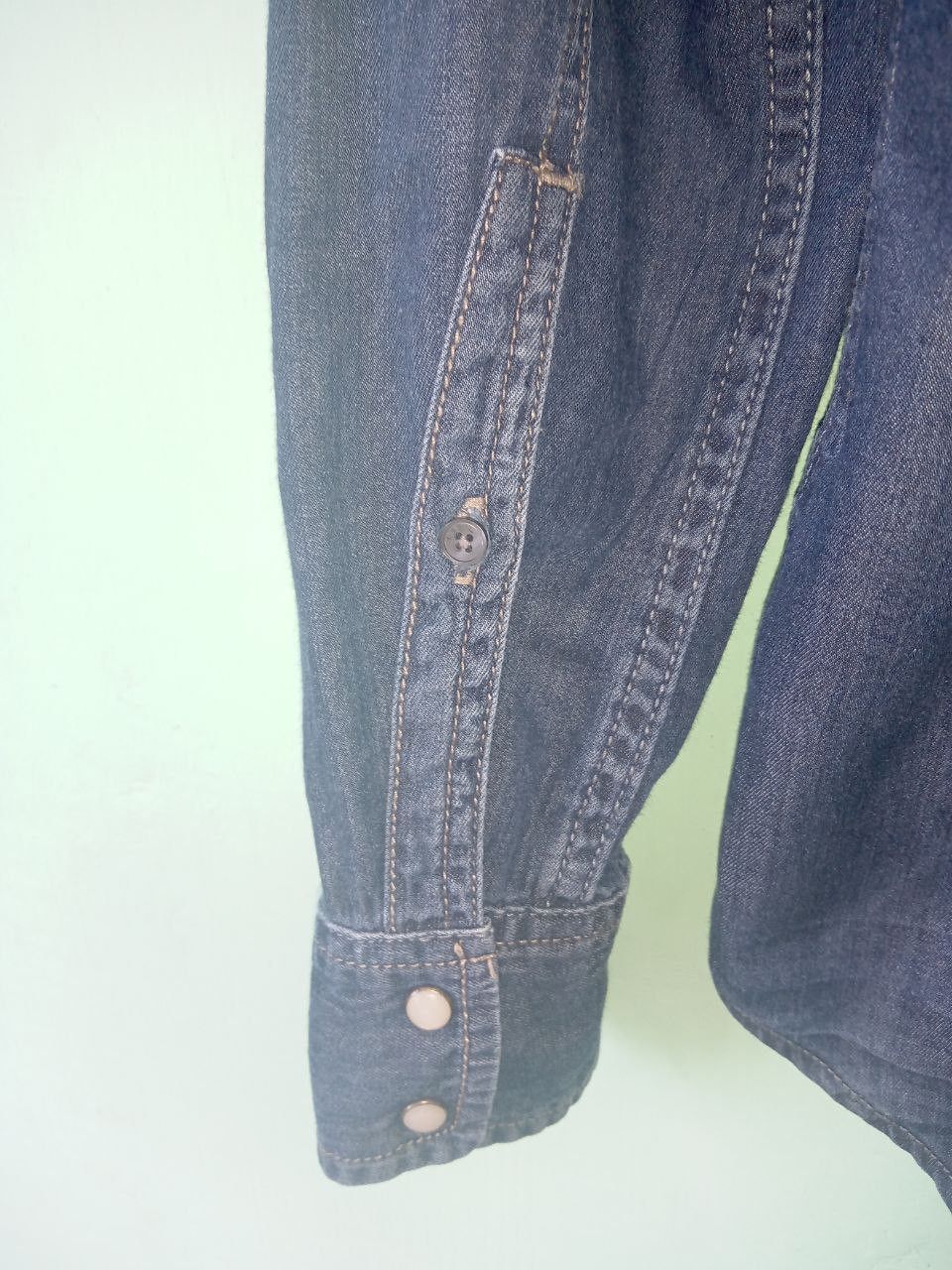 Diesel Diesel Dark Blue Denim Shirt Size US M / EU 48-50 / 2 - 10 Thumbnail