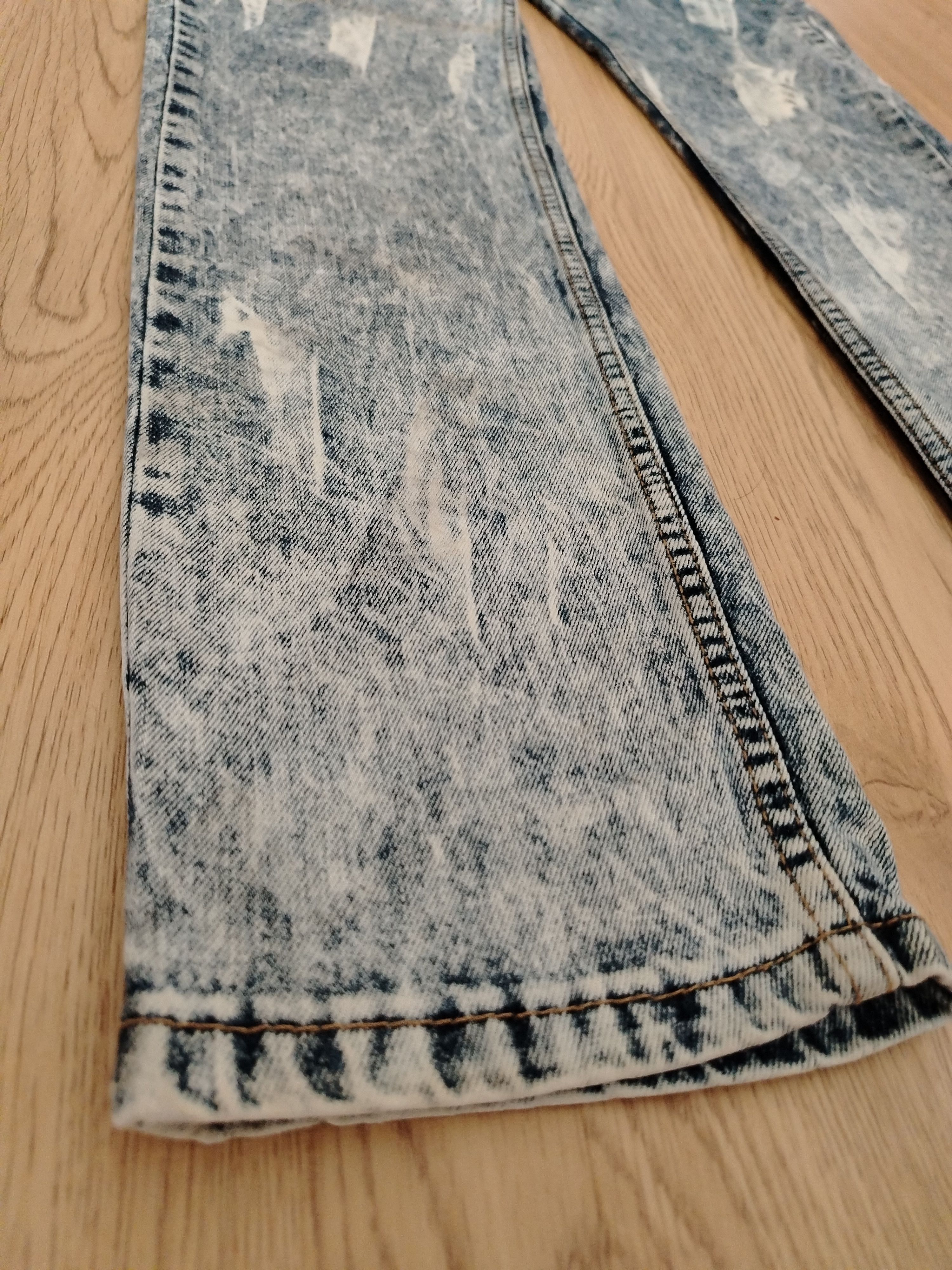 Levi's × Vintage Levis 512 Taper Jeans Acid Wash Vintage Size US 33 - 7 Thumbnail