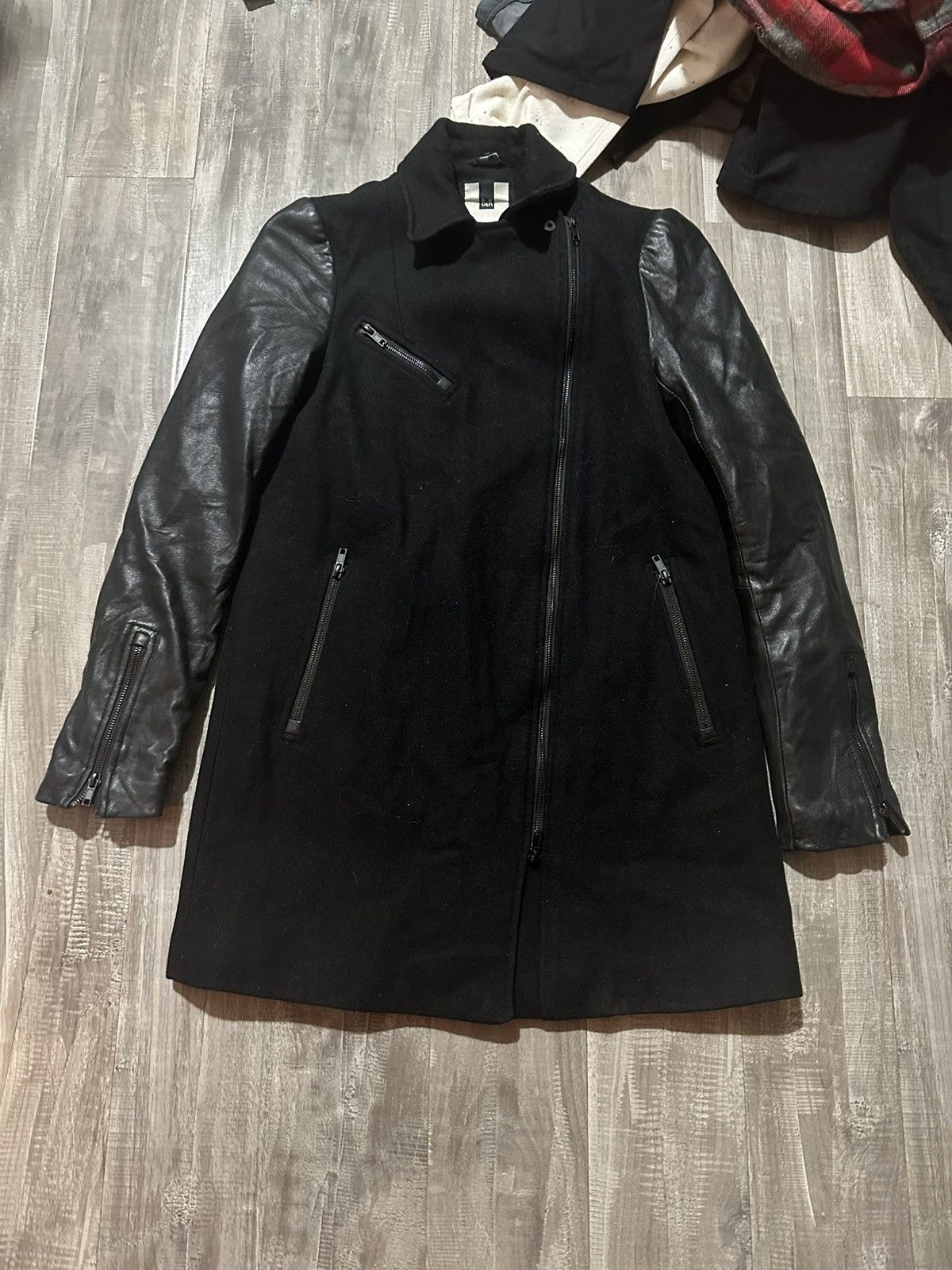 Soia & Kyo Soia and kyo hybrid wool and leather coat Size S / US 4 / IT 40 - 1 Thumbnail