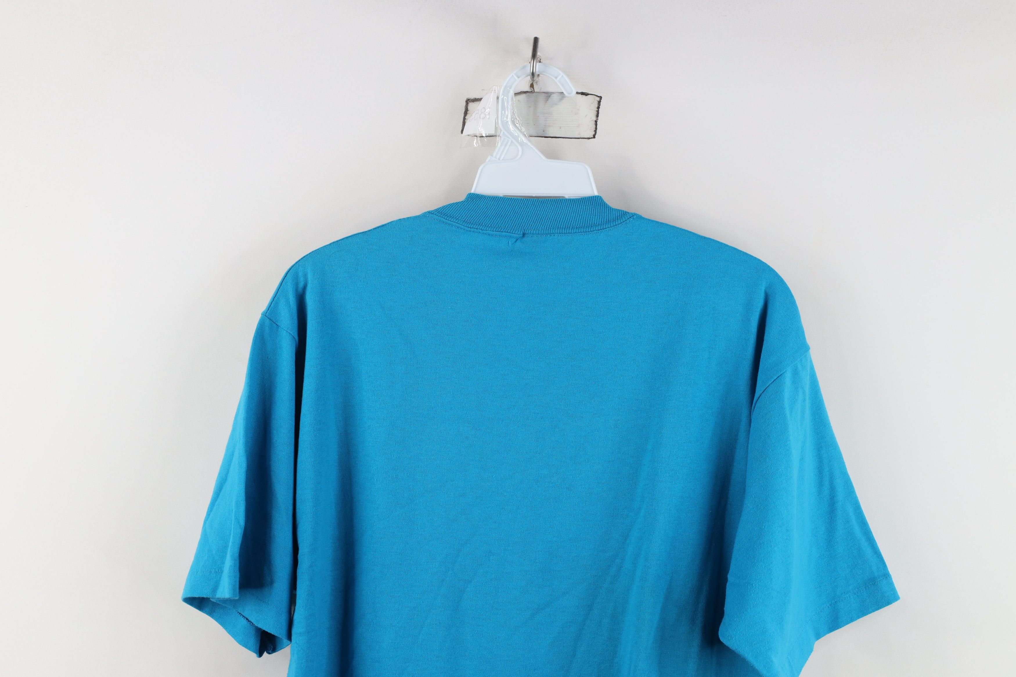 Vintage Vintage 90s MorningStar Ministries Church T-Shirt Blue USA Size US L / EU 52-54 / 3 - 12 Thumbnail