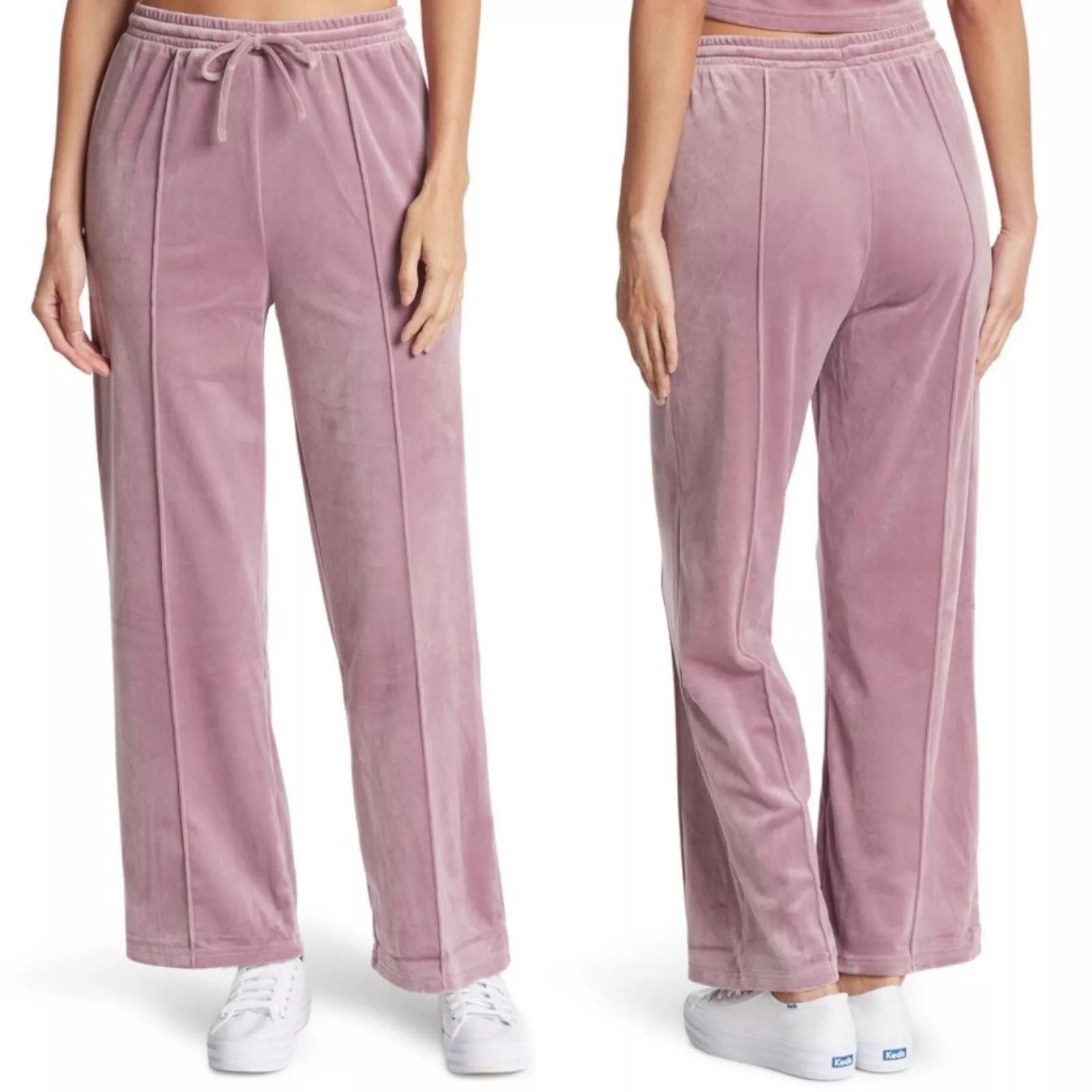 The Unbranded Brand Track Pants High Rise Purple Morn Size 26" / US 2 / IT 38 - 4 Thumbnail