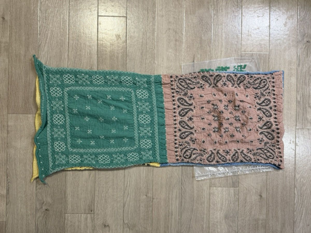 Kapital Kapital Velve Wool Pastel Bandana Cross Happy Muffler Size ONE SIZE - 5 Thumbnail