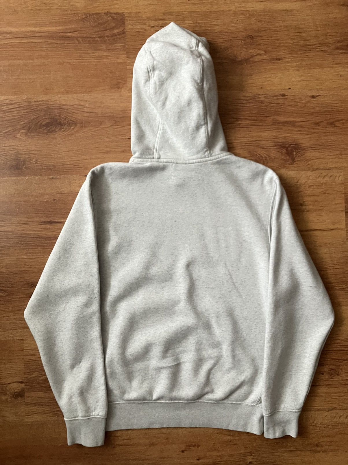 Nike × Vintage Grey Nike Long Sleeve Hoodie Sportswear Vintage Streetwear Size US S / EU 44-46 / 1 - 5 Thumbnail