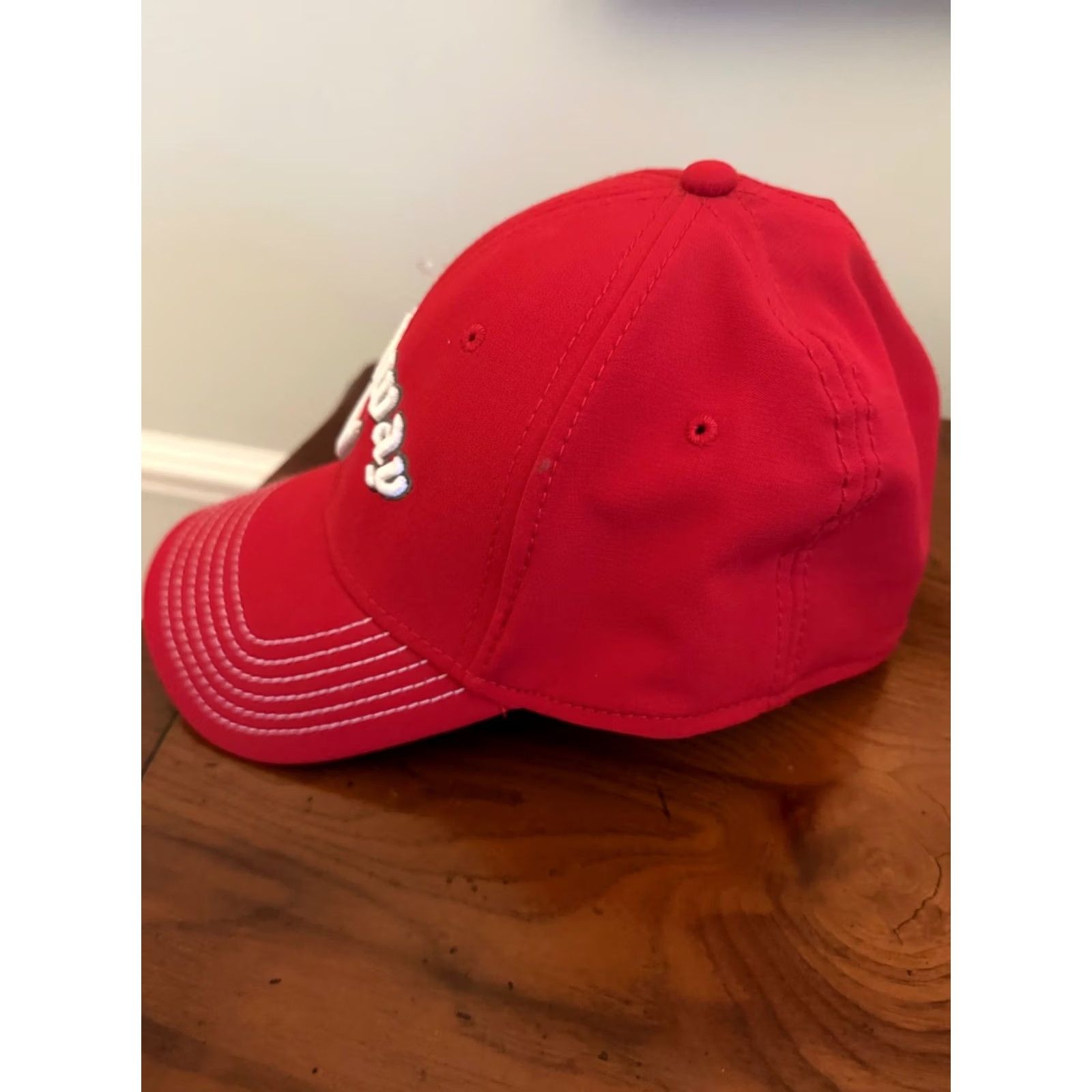 Callaway Callaway Baseball Cap Hat Mens L-XL Red Adjustable Embroidered Logo Size ONE SIZE - 2 Thumbnail