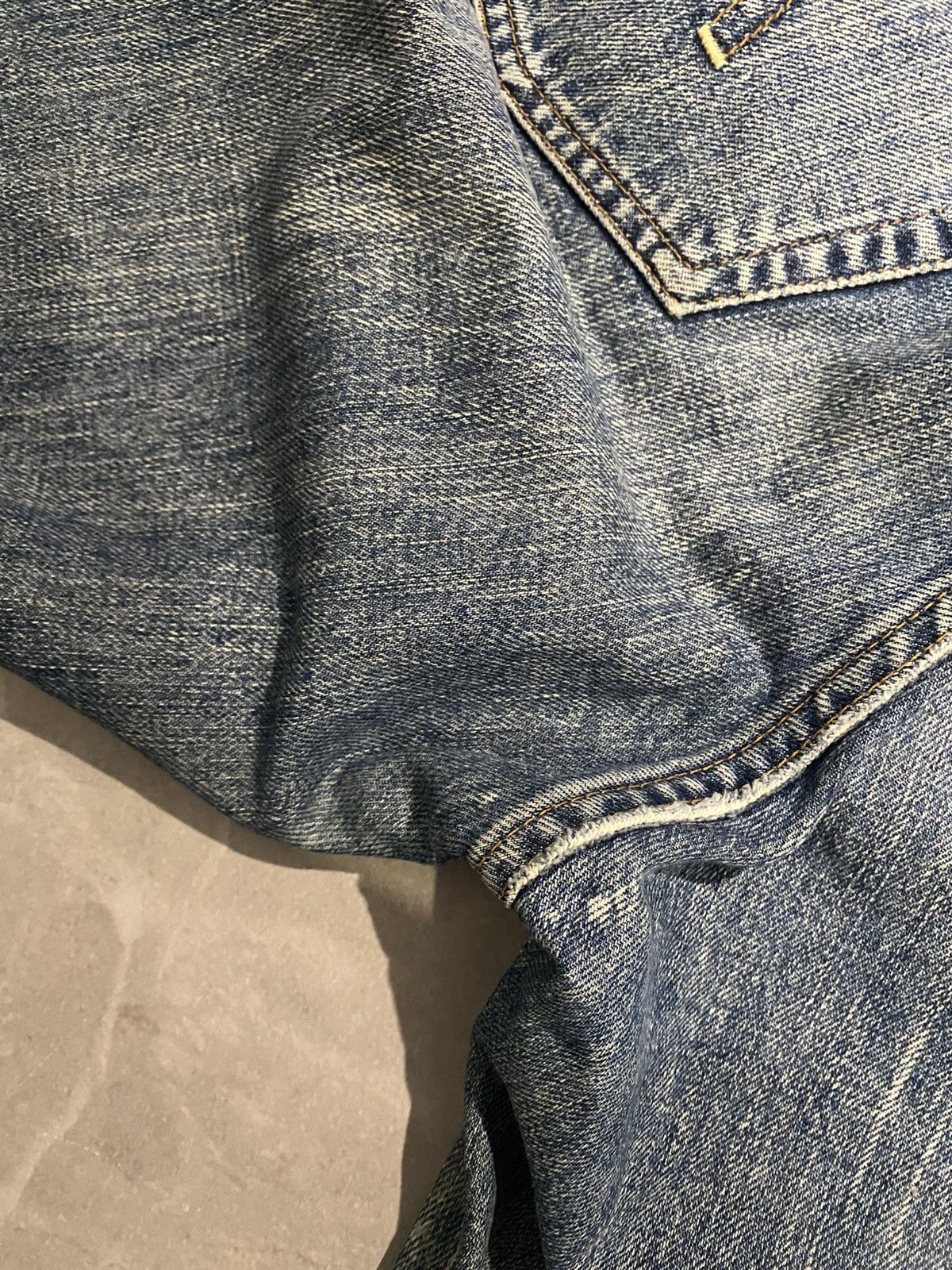 Vintage Vintage Washed Flare Denim Light Fade Grunge Style Size US 32 / EU 48 - 11 Thumbnail
