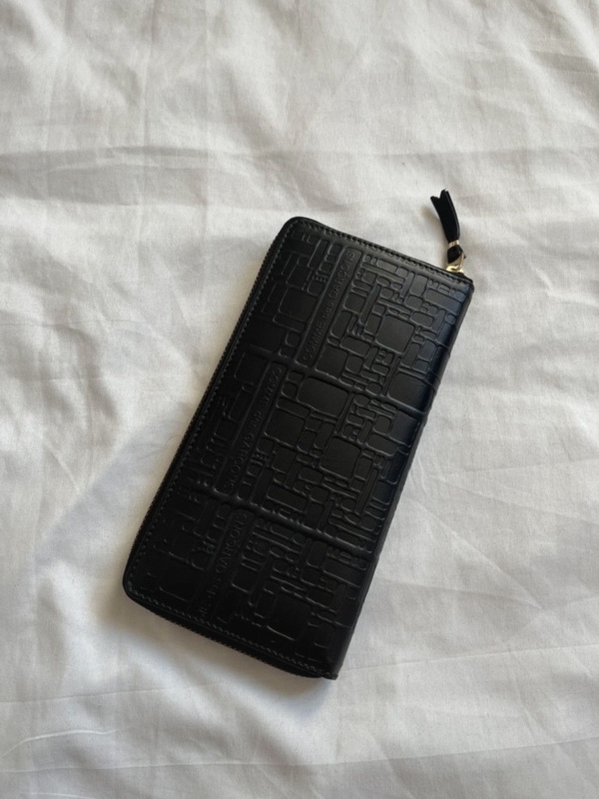 Comme des Garcons Comme des Garçons Embossed Logo leather wallet Size ONE SIZE - 2 Thumbnail