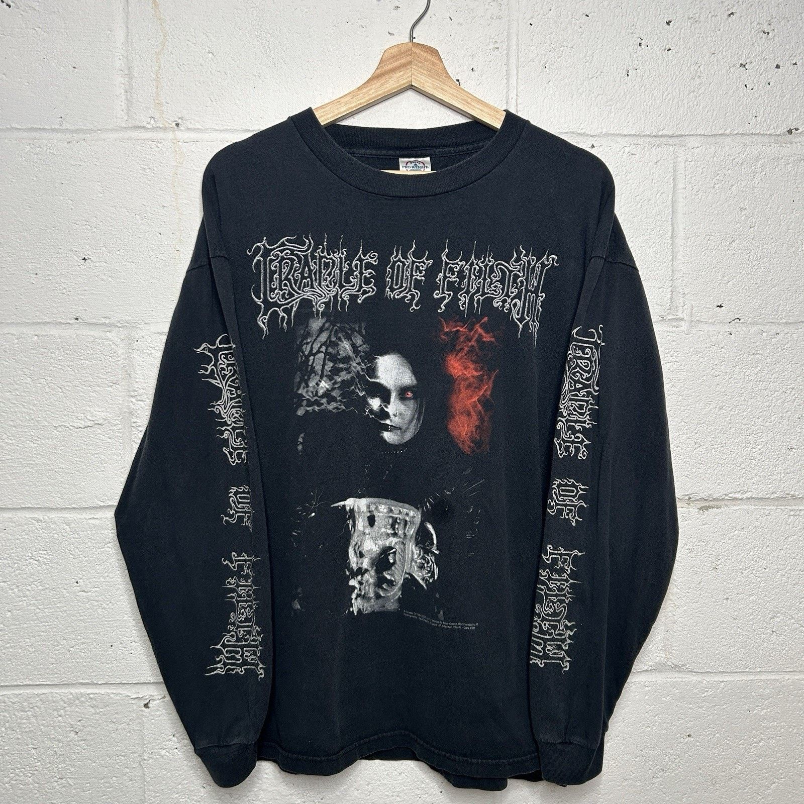 Delta Vintage 2004 Cradle Of Filth “Black Is My Heart” Longsleeve Size US XL / EU 56 / 4 - 1 Thumbnail