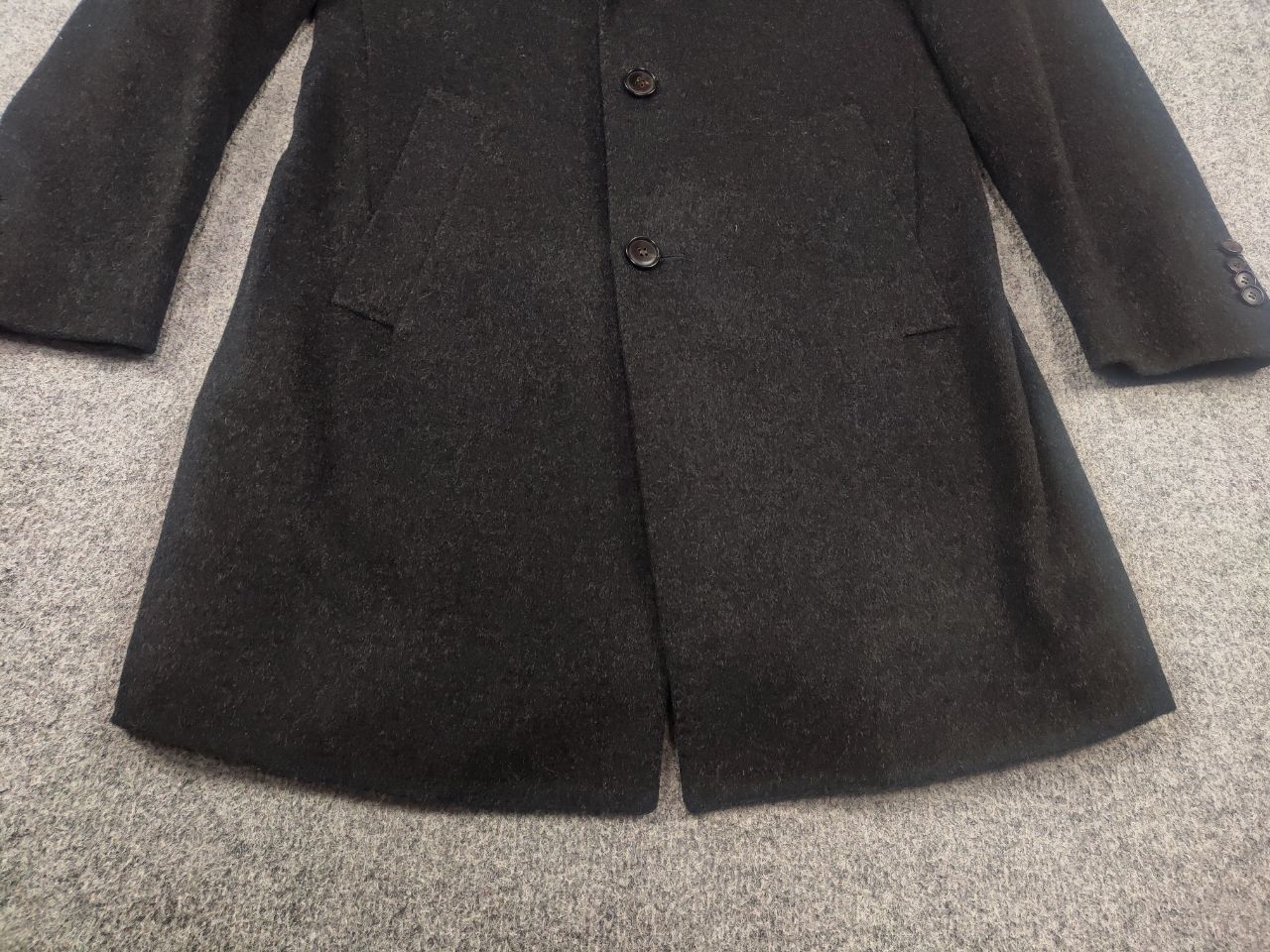 Suitsupply Suitsupply Design vicenza Gray Pure Wool coat Mid Jacket Size US S / EU 44-46 / 1 - 6 Thumbnail