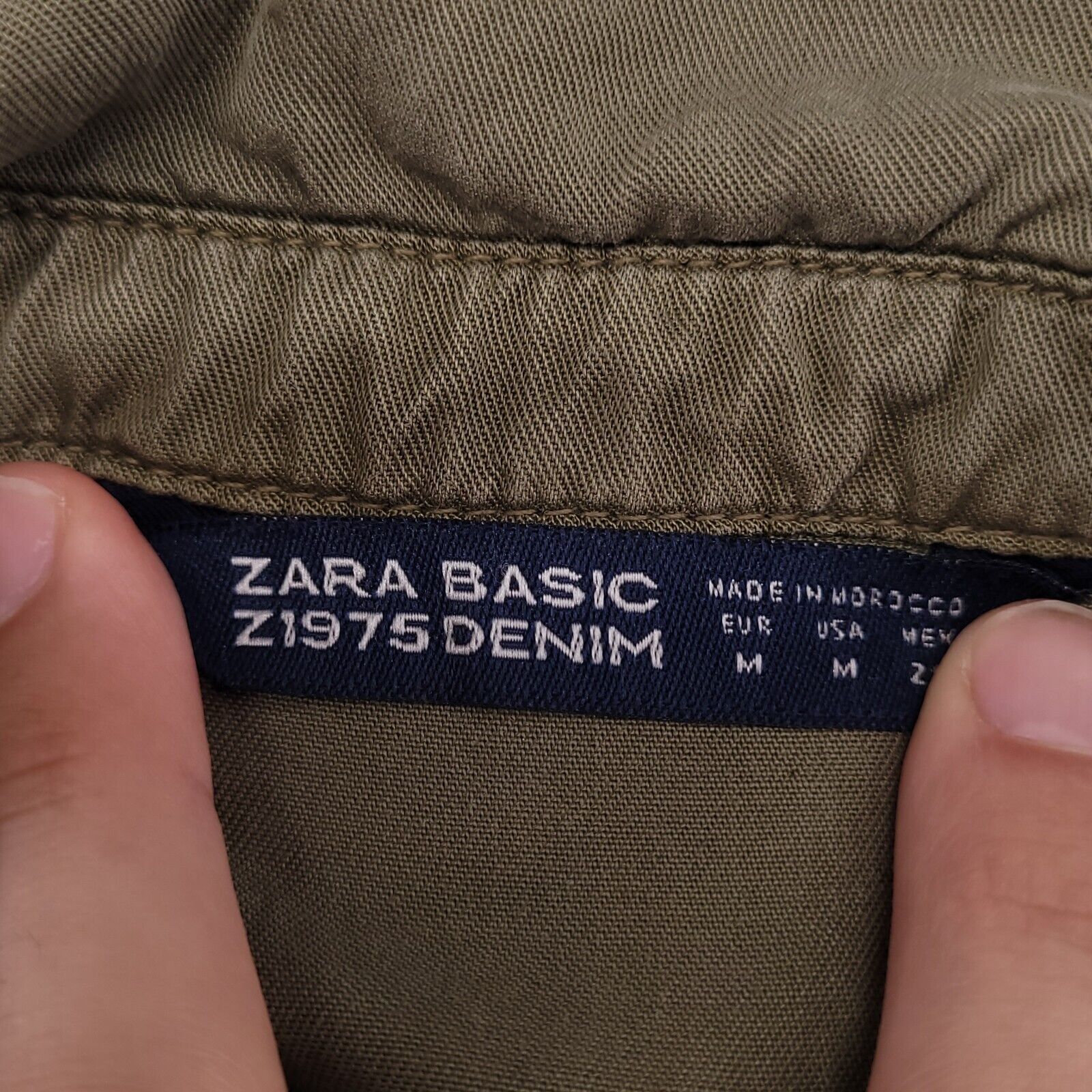 Zara Zara Basic Casual Button Up Long Shirt Womens Size M Gray Size M / US 6-8 / IT 42-44 - 3 Thumbnail