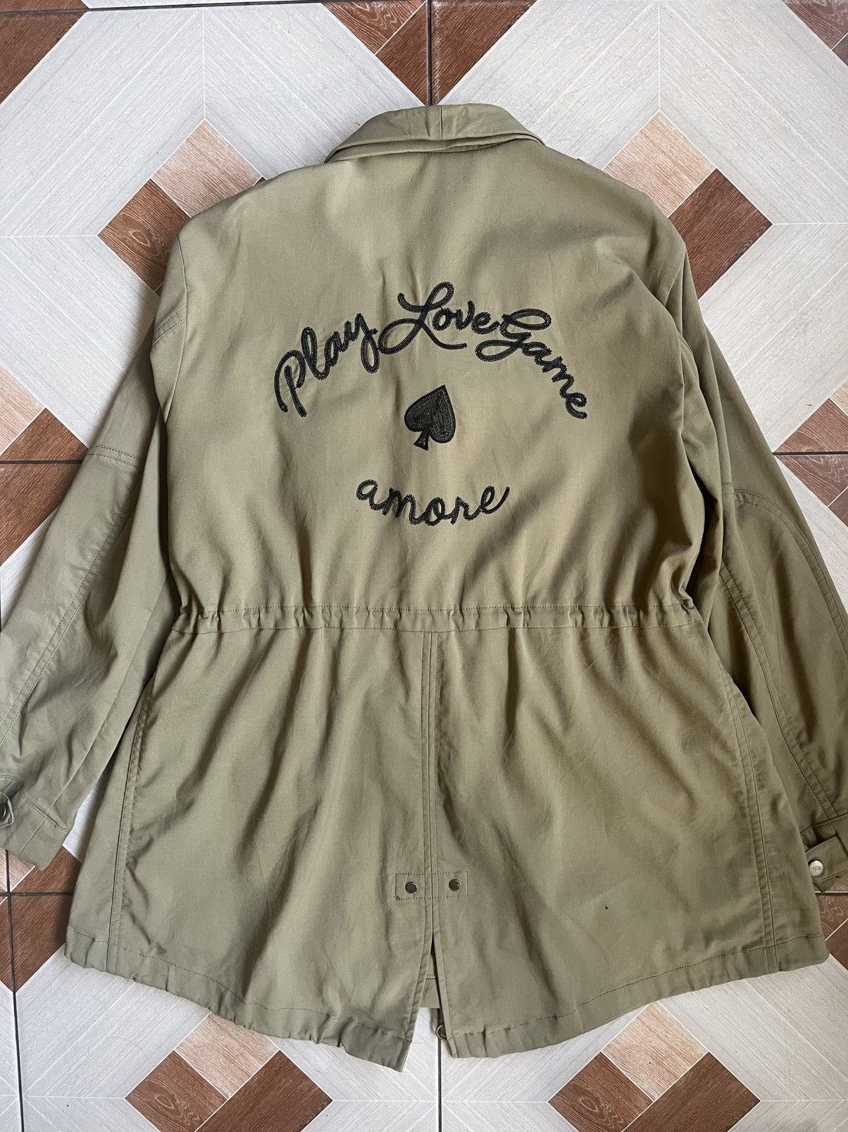 Sisley Sisley Italy Vintage Parka Multi Pocket Army Green Size XL / US 12-14 / IT 48-50 - 8 Thumbnail
