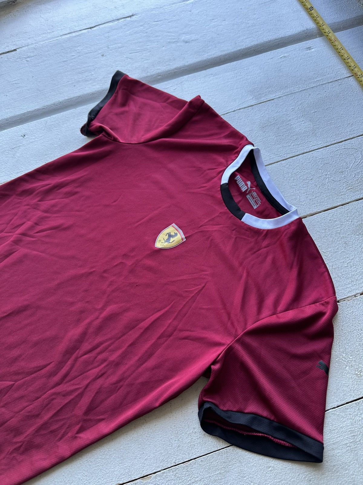Ferrari × Puma 🚨RACING PUMA FERRARI CENTRAL LOGO SPORT TEE MEN RED Size US XL / EU 56 / 4 - 2 Thumbnail