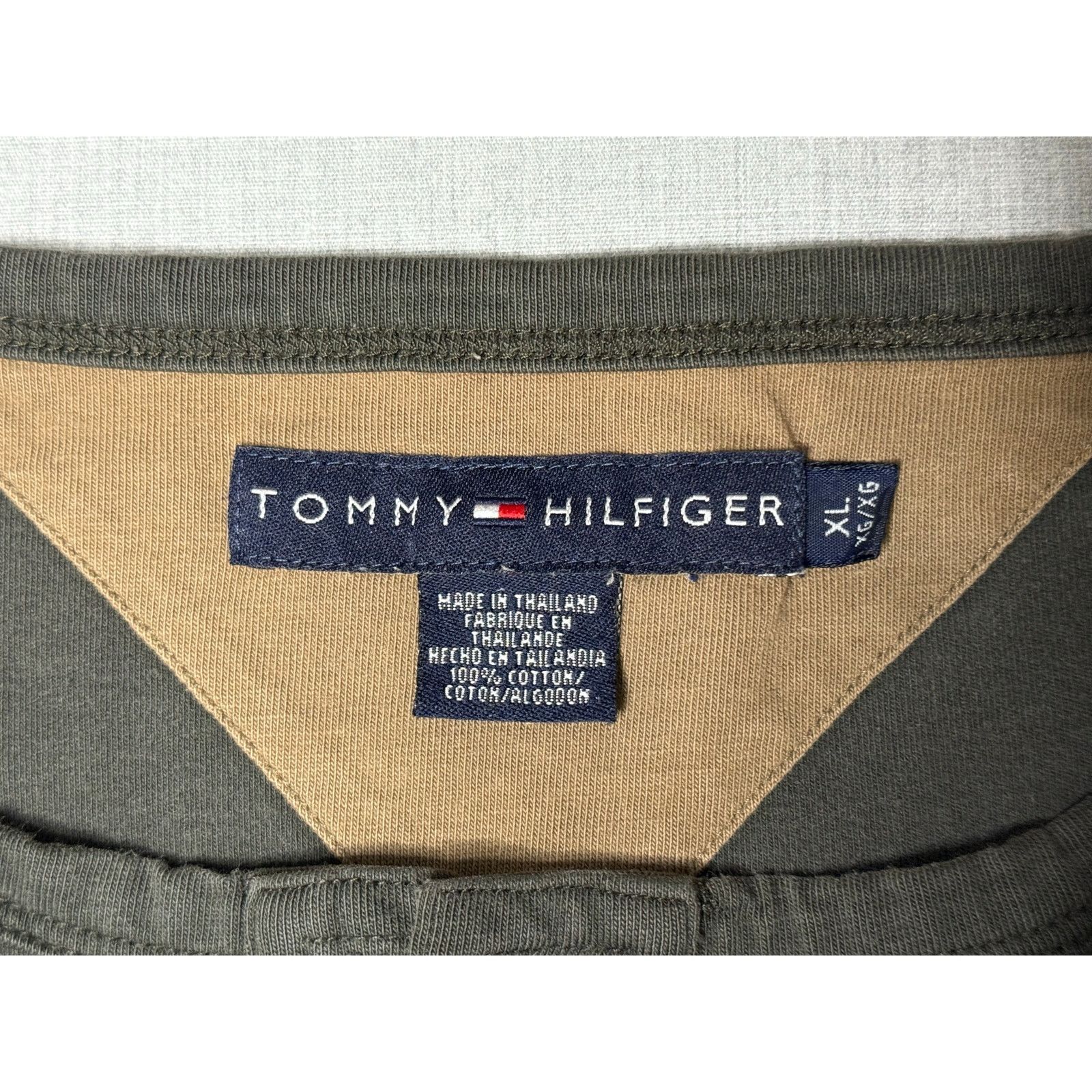 Tommy Hilfiger Tommy Hilfiger Elephant Henley Long Sleeve Shirt XL Size US XL / EU 56 / 4 - 3 Thumbnail