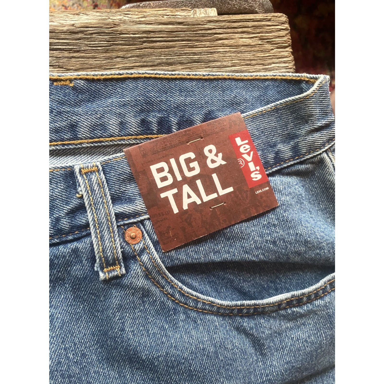Levi's Levi's 550 Jeans Mens Relaxed 50x29 Medium Wash NWT Big Tall Size Blue 100% Cotton Stone Inseam 29 Regular Bottoms Type Jeans Mens Size US 34 / EU 50 - 6 Thumbnail