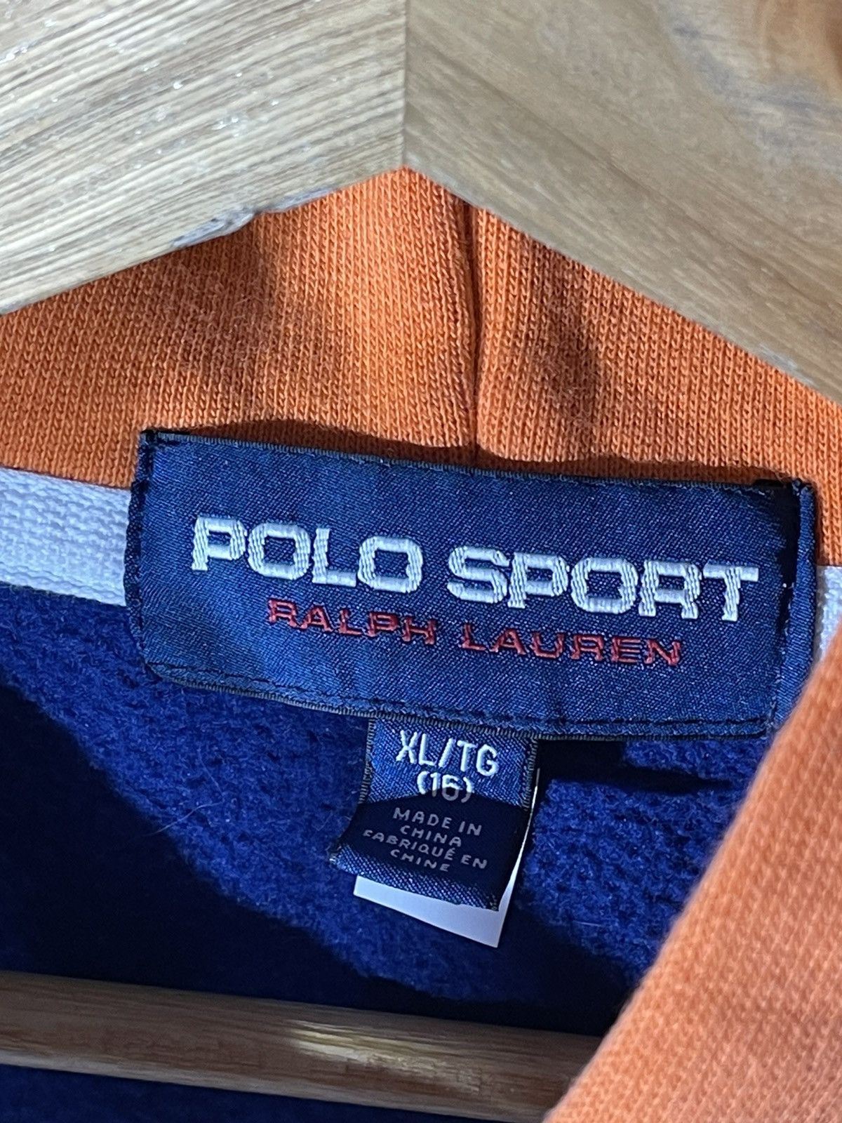 Polo Ralph Lauren × Vintage Hoodie Polo Sport Size XS / US 0-2 / IT 36-38 - 7 Thumbnail