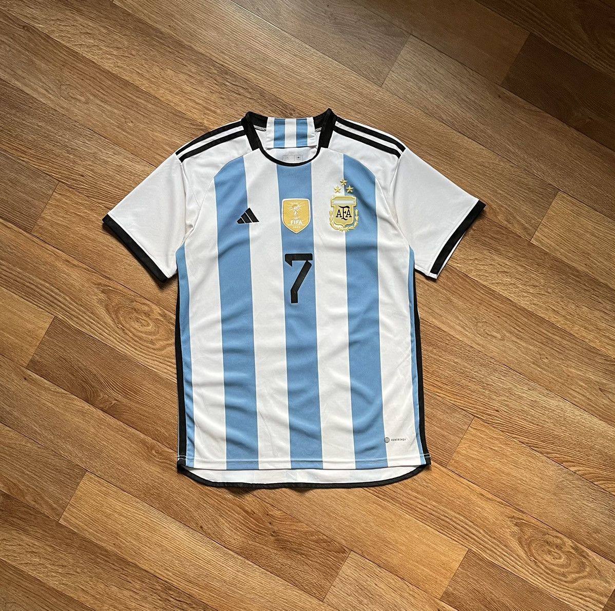Adidas Vintage Adidas FIFA World Cup De Paul #7 Football Jersey Size US L / EU 52-54 / 3 - 1 Thumbnail