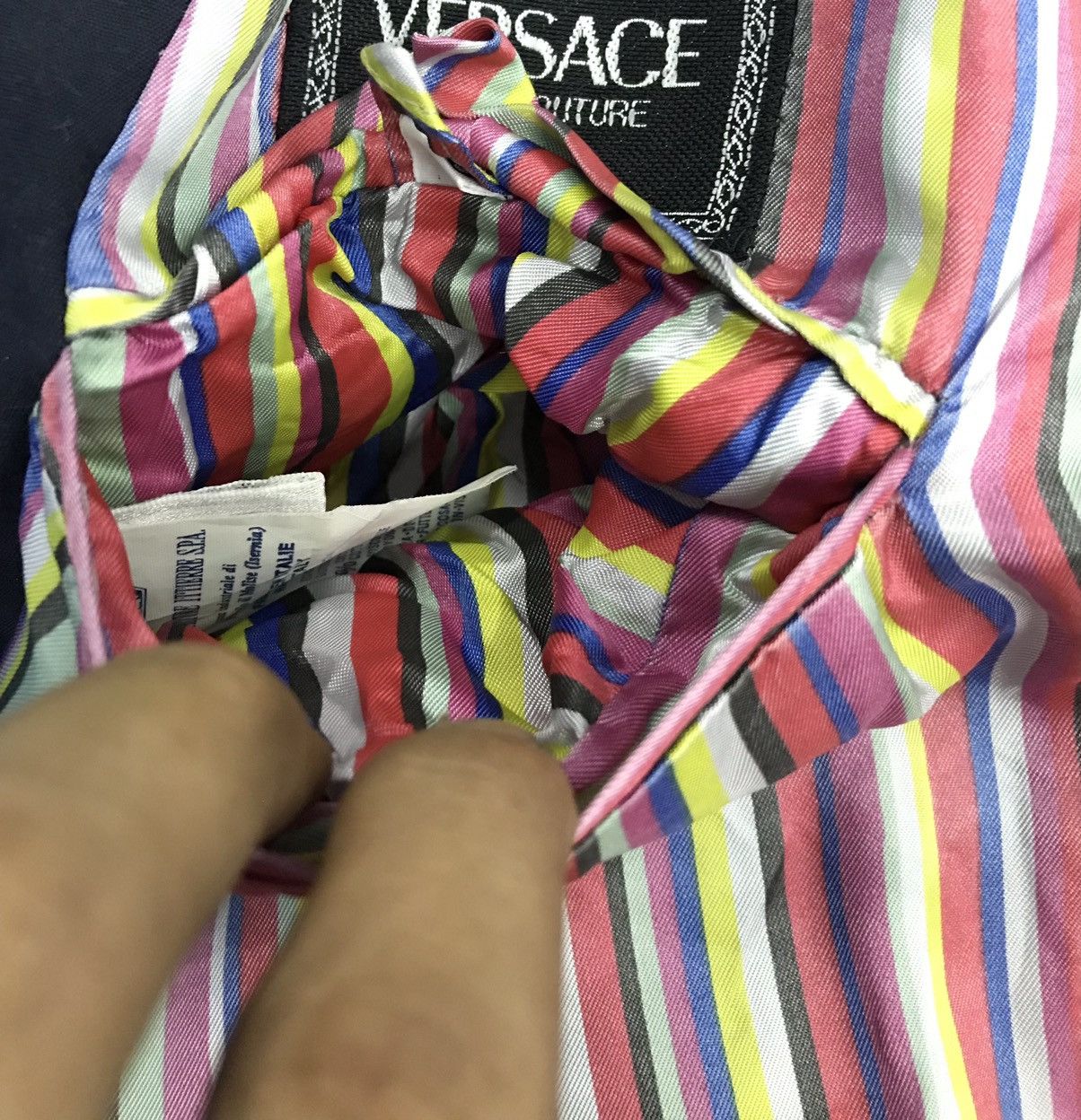 Versace × Versace Jeans Couture × Vintage Vintage Versace Couture Jeans Made In Italy Blazer Size US L / EU 52-54 / 3 - 14 Thumbnail