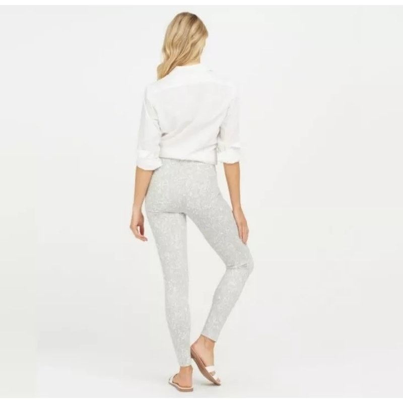 Other SPANX Jean-Ish Ankle Leggings Gray Sparkle High Rise Small Size 28" / US 6 / IT 42 - 8 Thumbnail