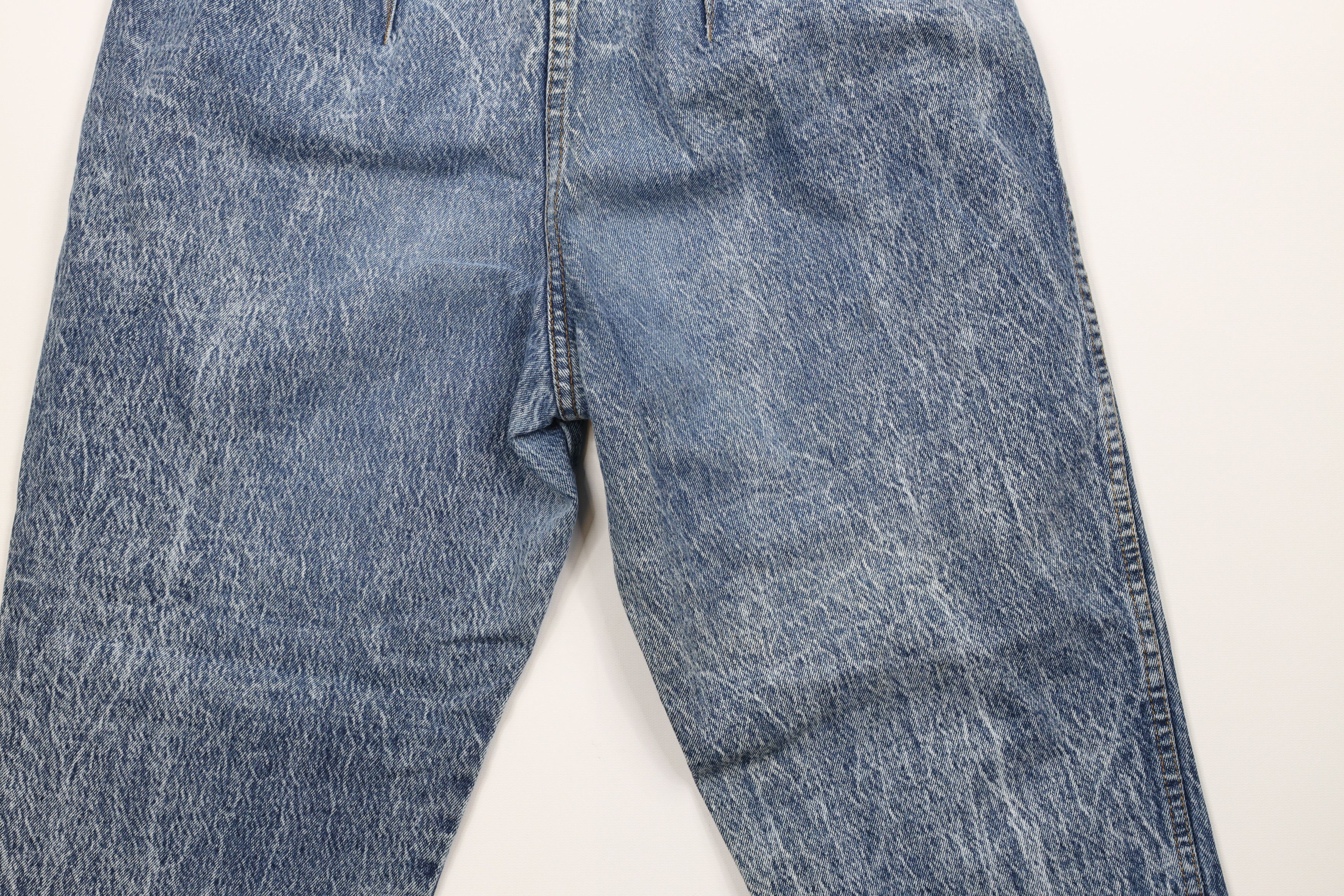 Vintage Vintage 90s Streetwear Tapered Leg Acid Wash Denim Jeans Size 32" / US 10 / IT 46 - 13 Thumbnail