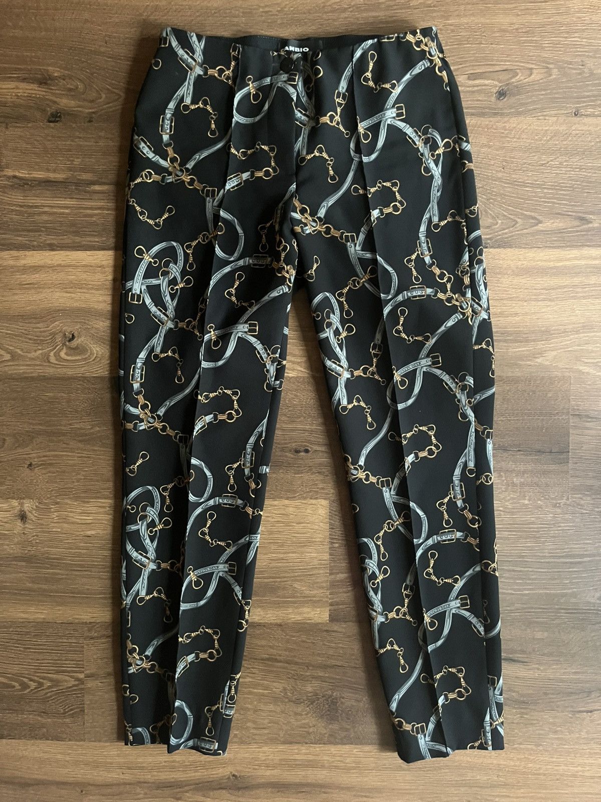 SSENSE 🖤 NWOT Cambio Polo Chain Dress Pants – Ankle Length Size 26" / US 2 / IT 38 - 2 Thumbnail
