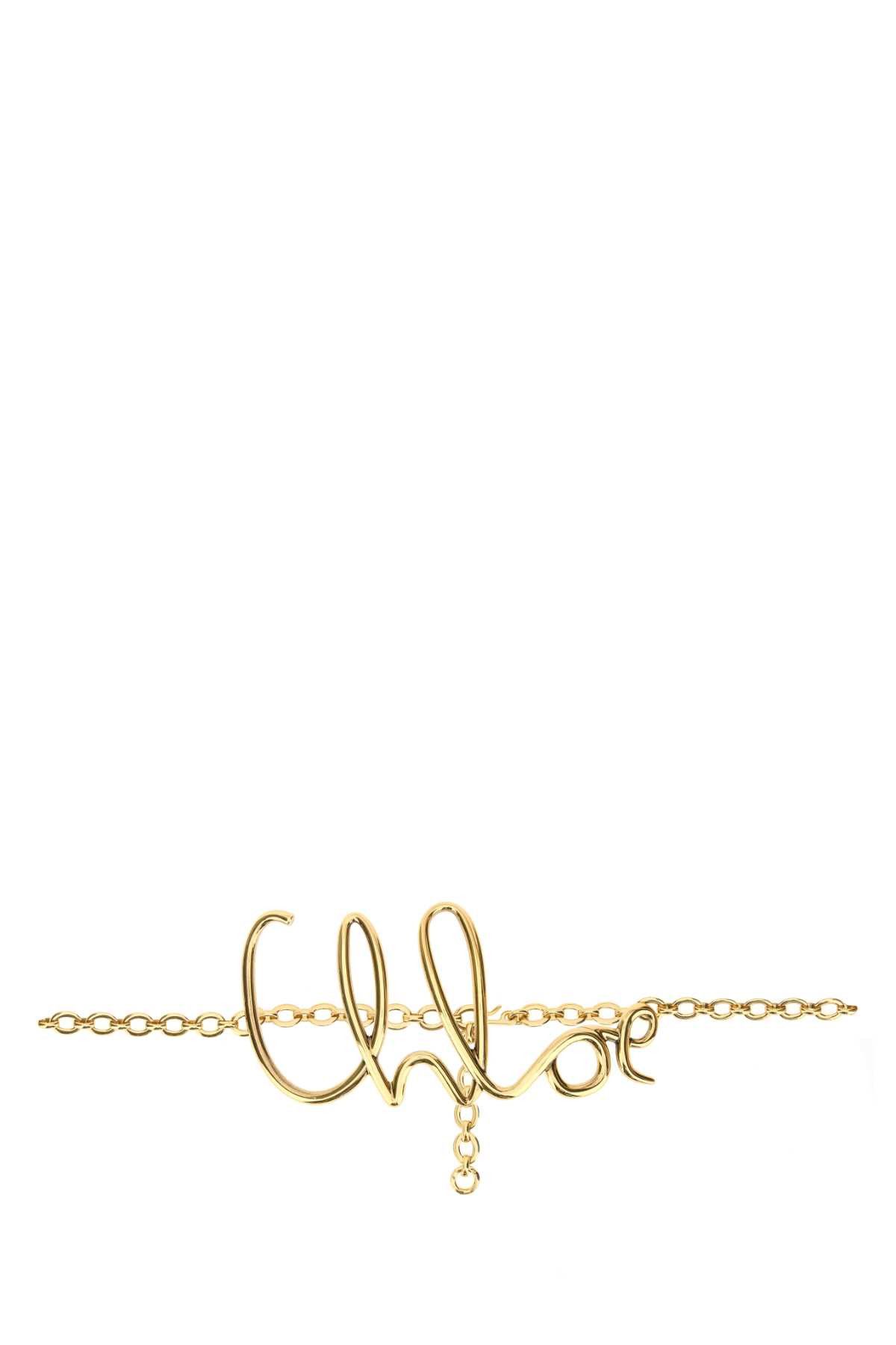 Chloe Gold Metal Large Chloã¨ Belt Size ONE SIZE - 1 Thumbnail