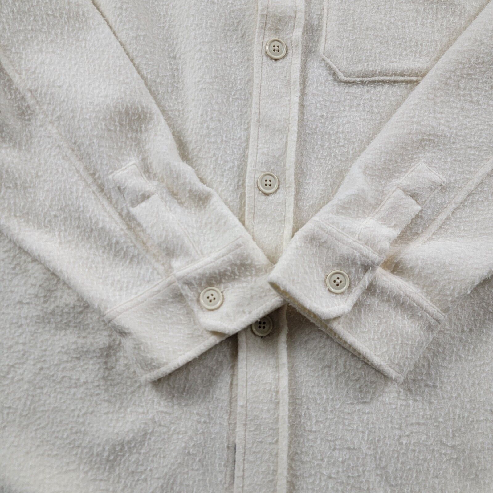 Todd Snyder Todd Snyder Boucle Wool Relaxed Utility Over Shirt Size US XXL / EU 58 / 5 - 7 Thumbnail