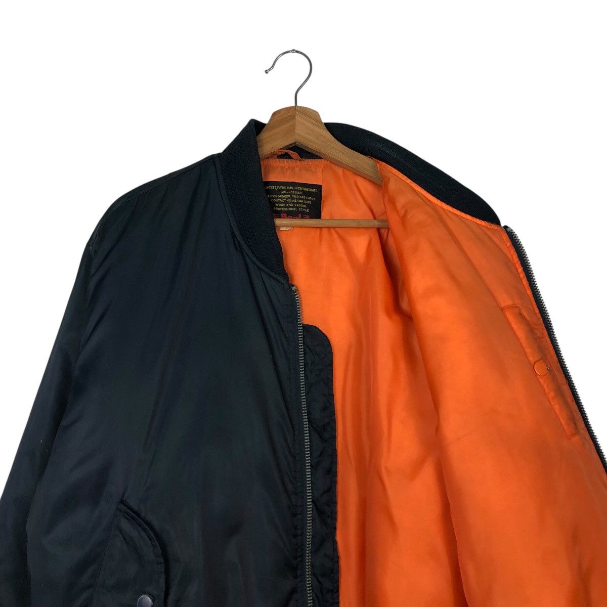 Japanese Brand × Vintage 📌Vintage Bomber Jacket Reversible Be-J For Parachute Design Size US L / EU 52-54 / 3 - 13 Thumbnail