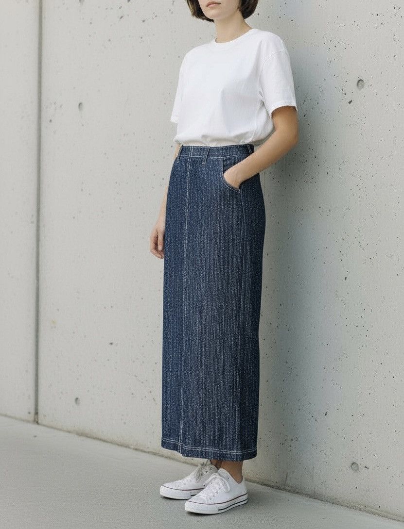 Pleats Please Issey Miyake TAX FREE 🇺🇸 issey miyake pleats please splatter skirt Size 22" - 2 Thumbnail