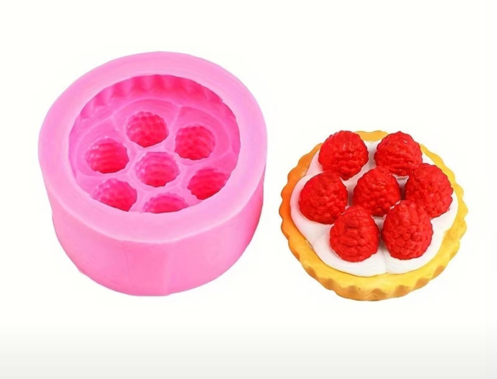 Other Raspberry Pie Silicone Mold for Candle Embeds Soap Wax Melts Size ONE SIZE - 1 Preview
