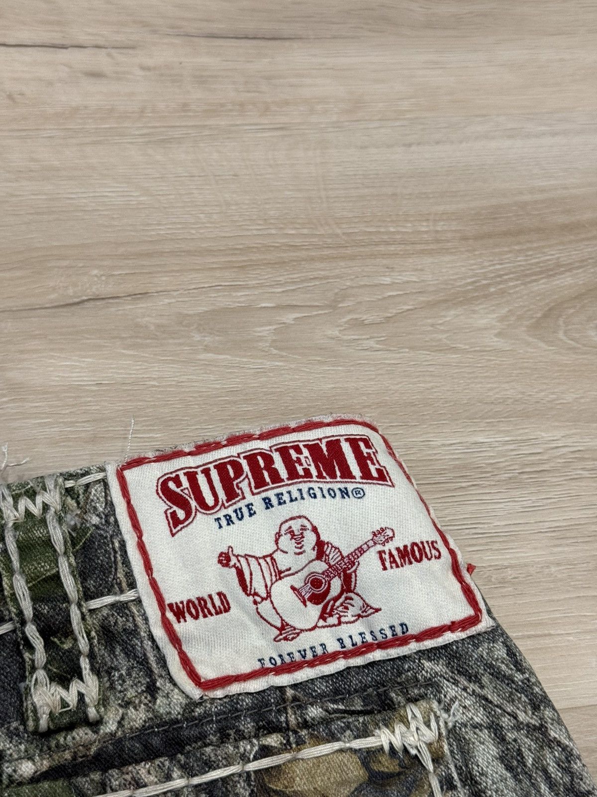 Supreme × True Religion Supreme True Religion Realtree Camo Denim Cargo Pants Size US 36 / EU 52 - 11 Thumbnail