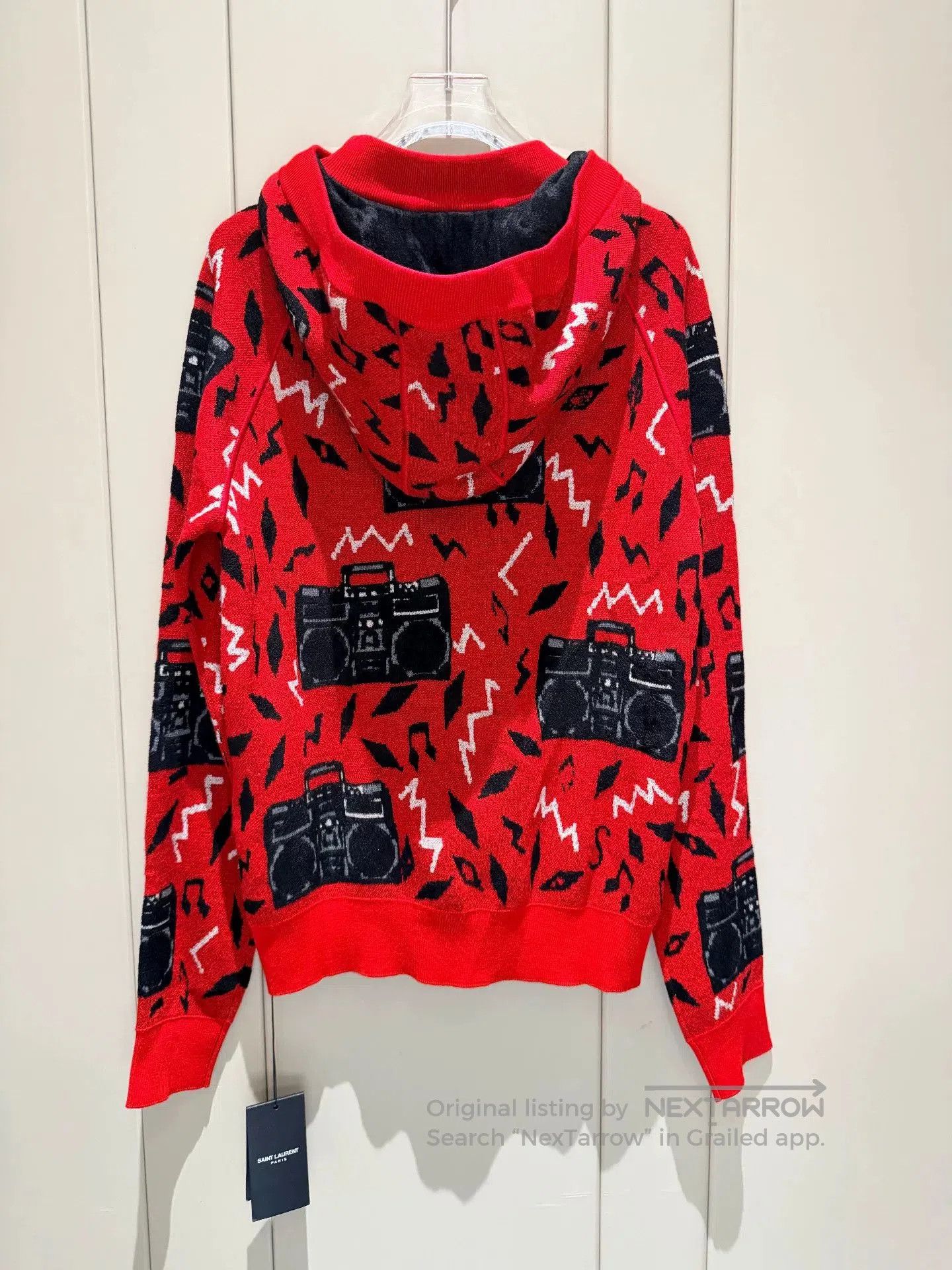 Saint Laurent Paris Saint Laurent Women's Hooded Sweater. Size XS / US 0-2 / IT 36-38 - 2 Thumbnail