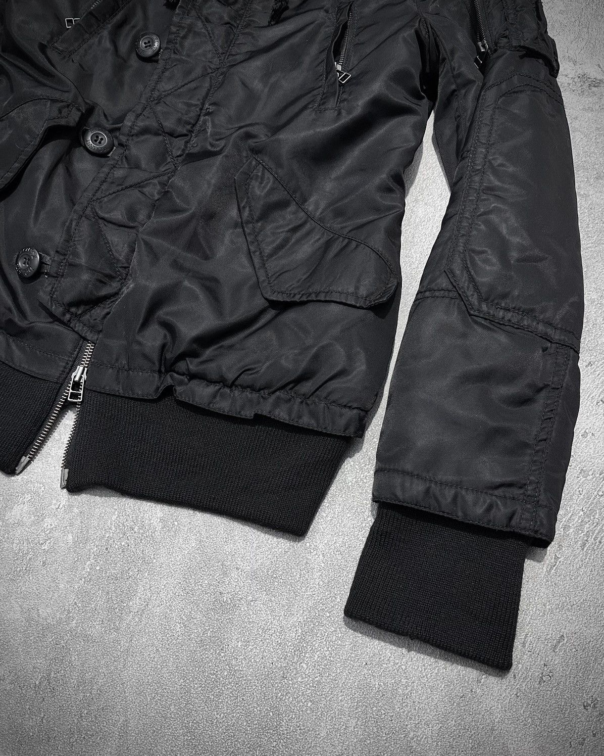 Japanese Brand Vkei Moussy N2b Fur Hood Jacket Kmrii Lgb Style Size US M / EU 48-50 / 2 - 3 Thumbnail