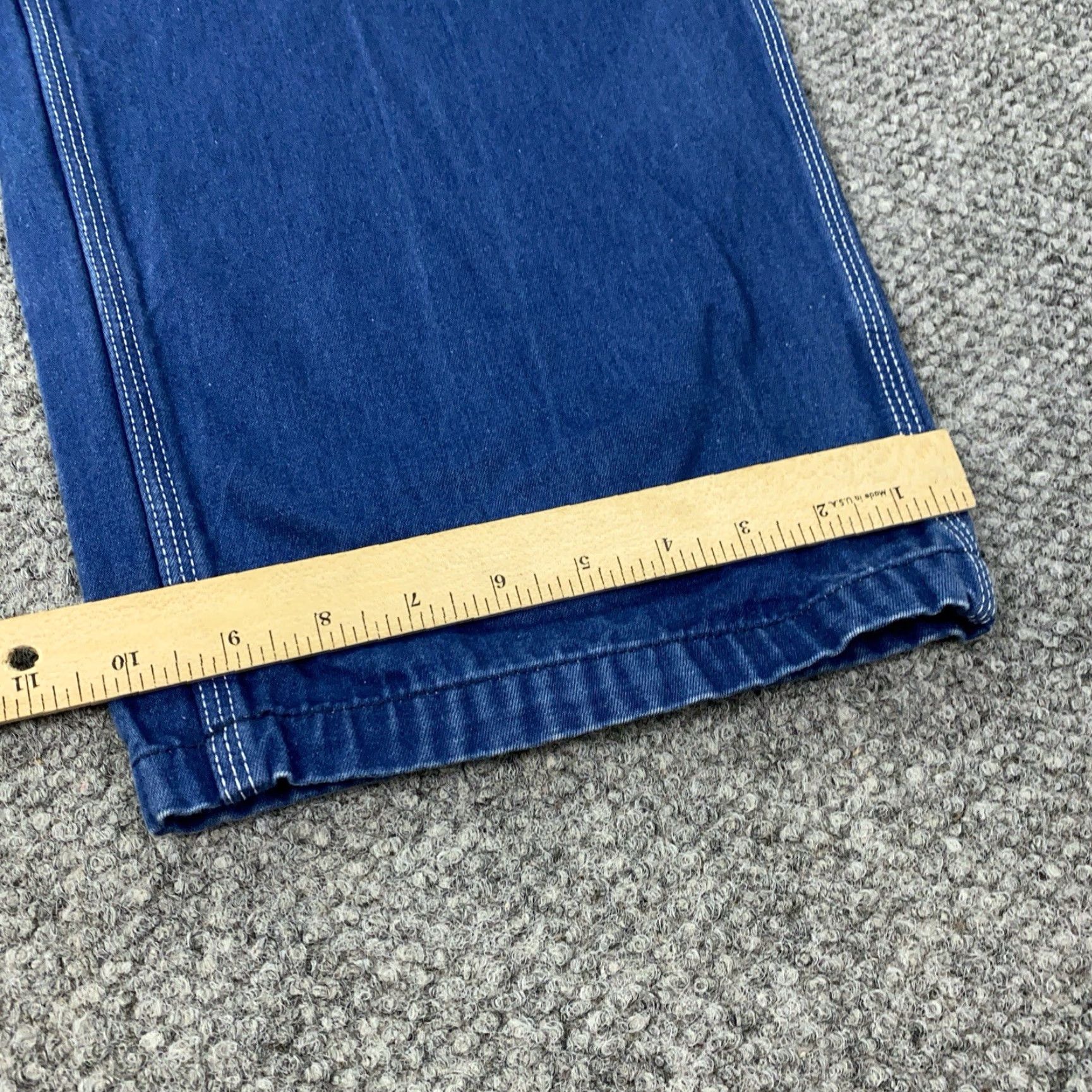 Vintage VINTAGE Liberty Denim Overalls Mens 42x30 Jeans 5-Pocket Blue 90s Hipster USA - Workwear Utility Pants Mens Size US 42 / EU 58 - 7 Thumbnail