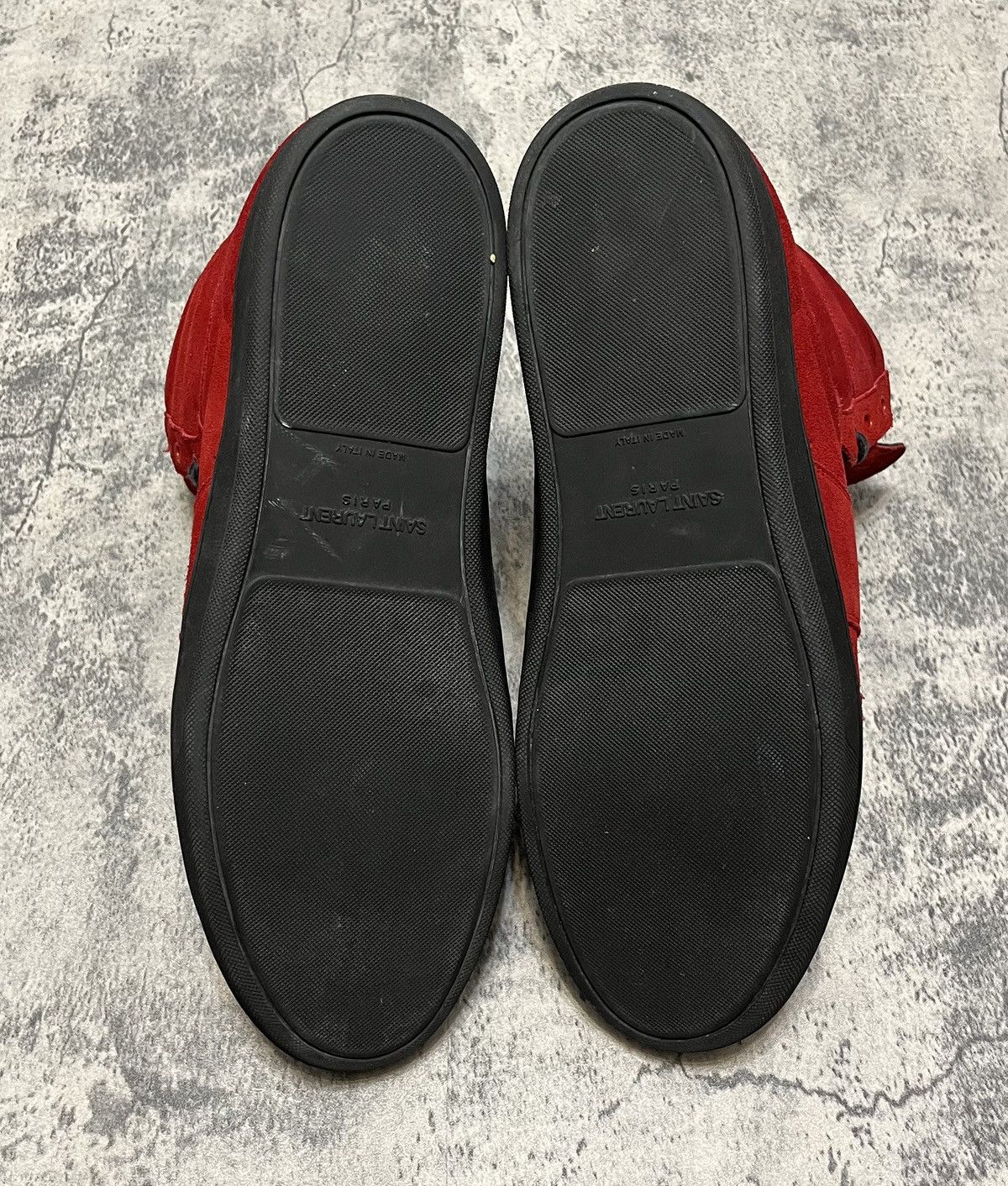 Saint Laurent Paris Saint Laurent High Top Sneakers Size US 15 / EU 48 - 6 Thumbnail