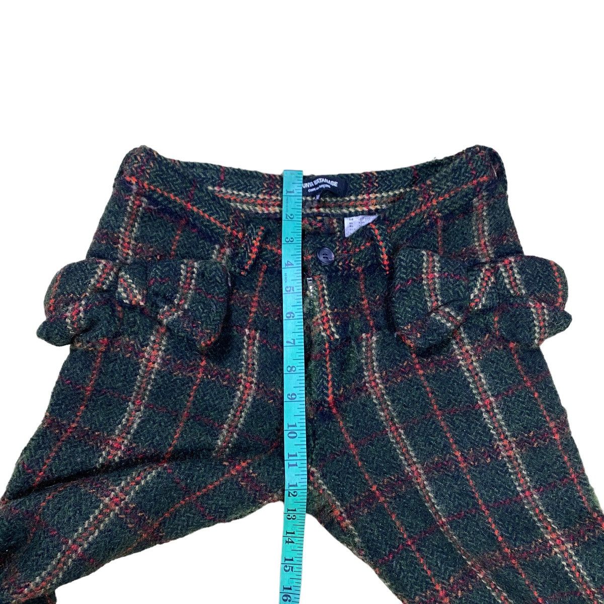 Comme des Garcons × Junya Watanabe × Rei Kawakubo Junya Watanabe Comme Des Garcons Bow Design Wool Pants Size 30" / US 8 / IT 44 - 14 Thumbnail
