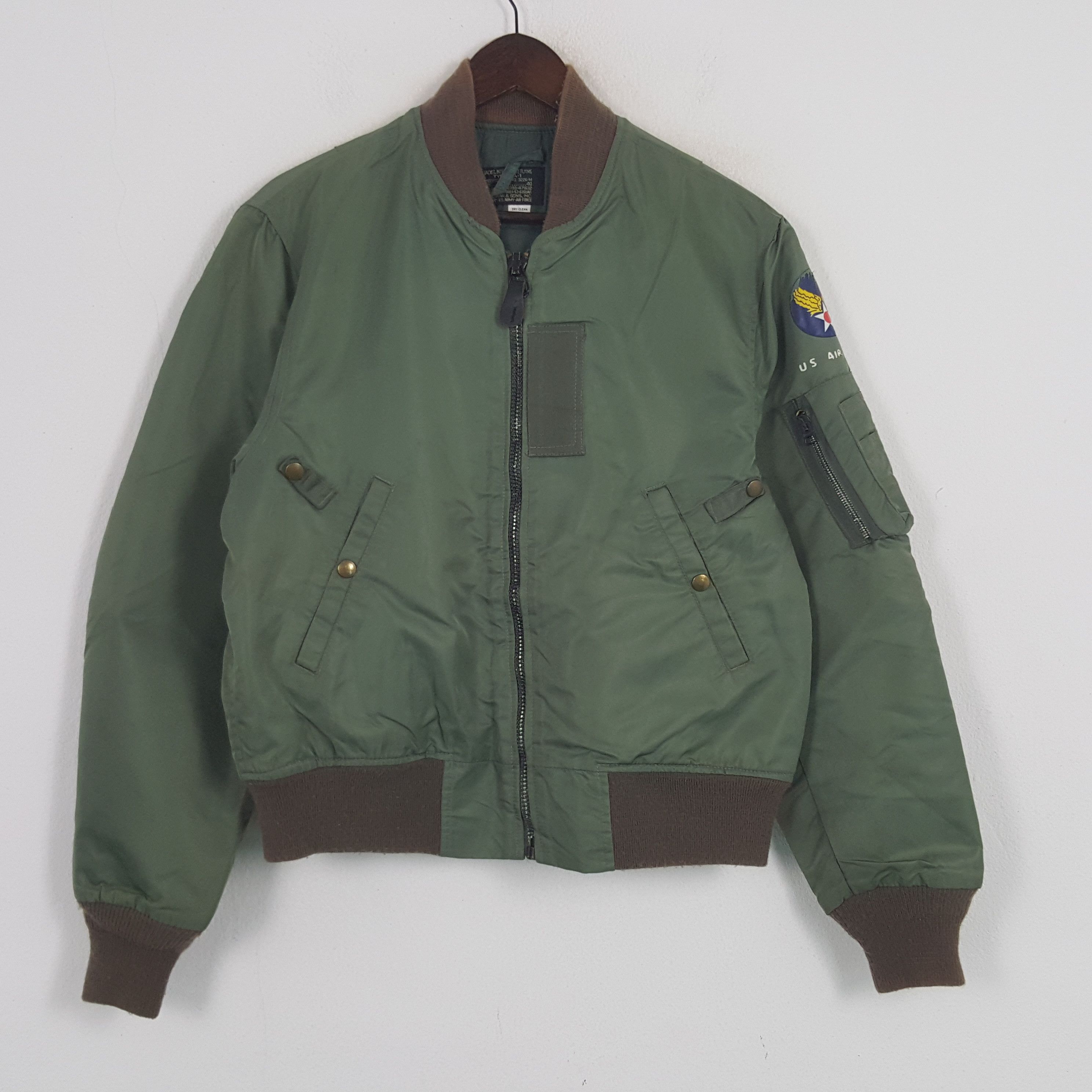 If Six Was Nine × Vintage Vintage Us Air Force x Custom Scorpion Bomber Jacket Size US M / EU 48-50 / 2 - 4 Thumbnail