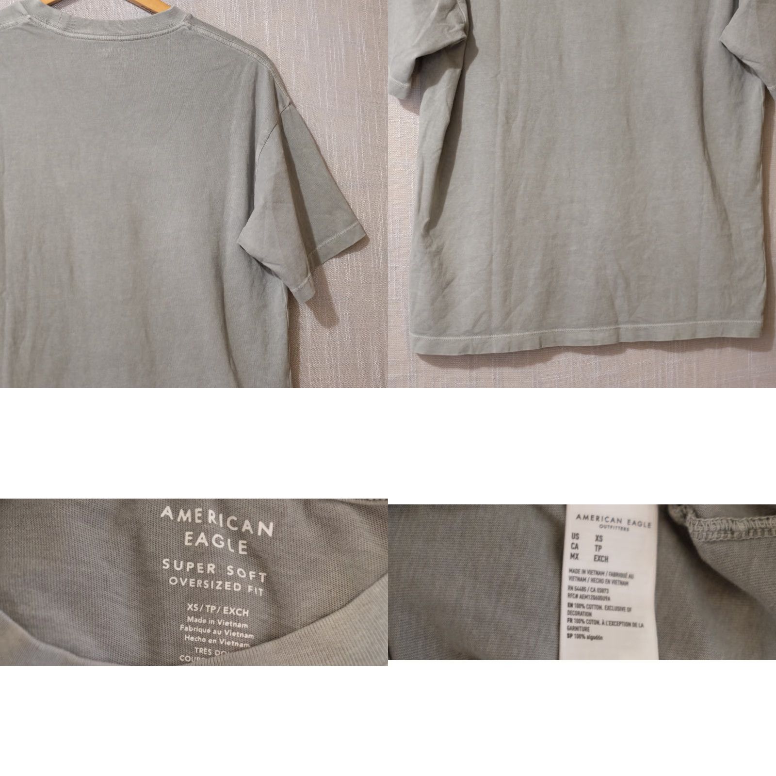 American Eagle Outfitters American Eagle Outfitters Shirt Green Men's XS Oversized Super Soft Tee Size US XS / EU 42 / 0 - 8 Thumbnail