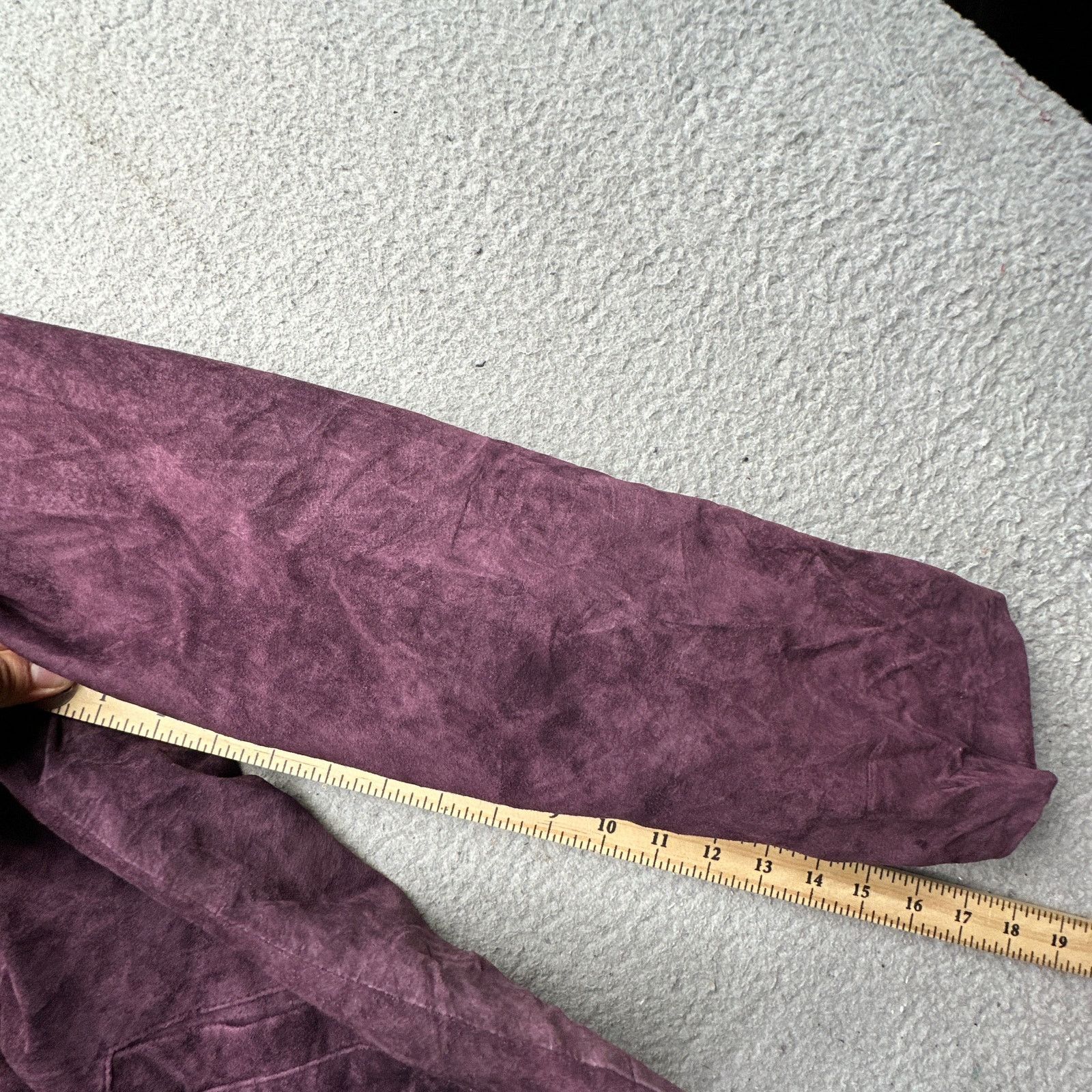 Other Vintage Brandon Thomas Suede Leather Jacket Womens M Purple Size M / US 6-8 / IT 42-44 - 4 Thumbnail