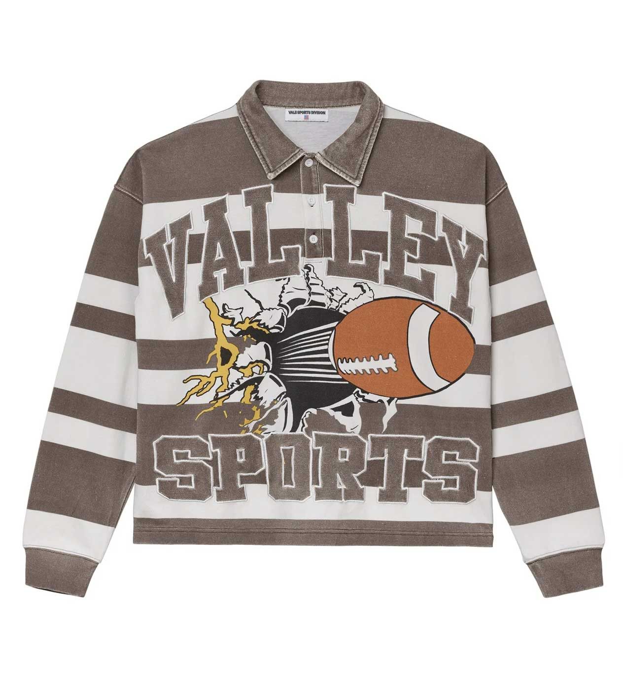 VALE FOREVER ラグビーシャツ 希少S！ VALE FOREVER ラグビーシャツ 希少S！ VALE FOREVER ラグビーシャツ