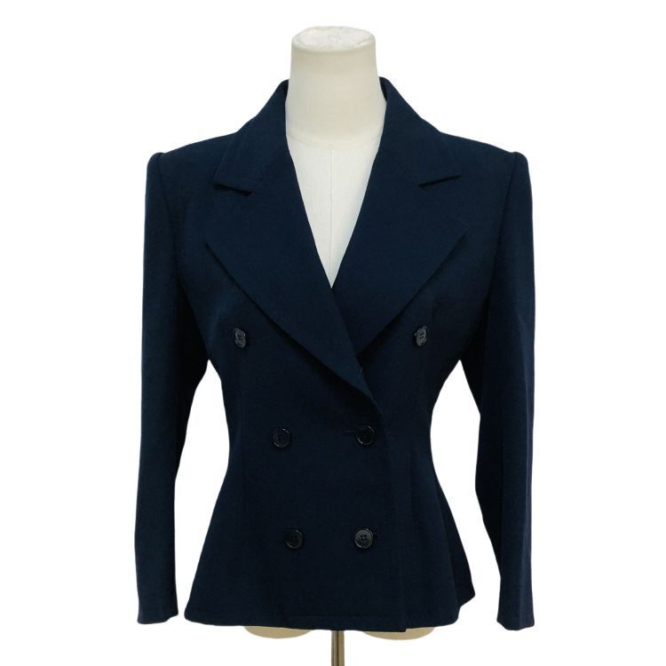 Givenchy Givenchy Navy Double Breasted Blazer Size 6 Size M / US 6-8 / IT 42-44 - 1 Thumbnail