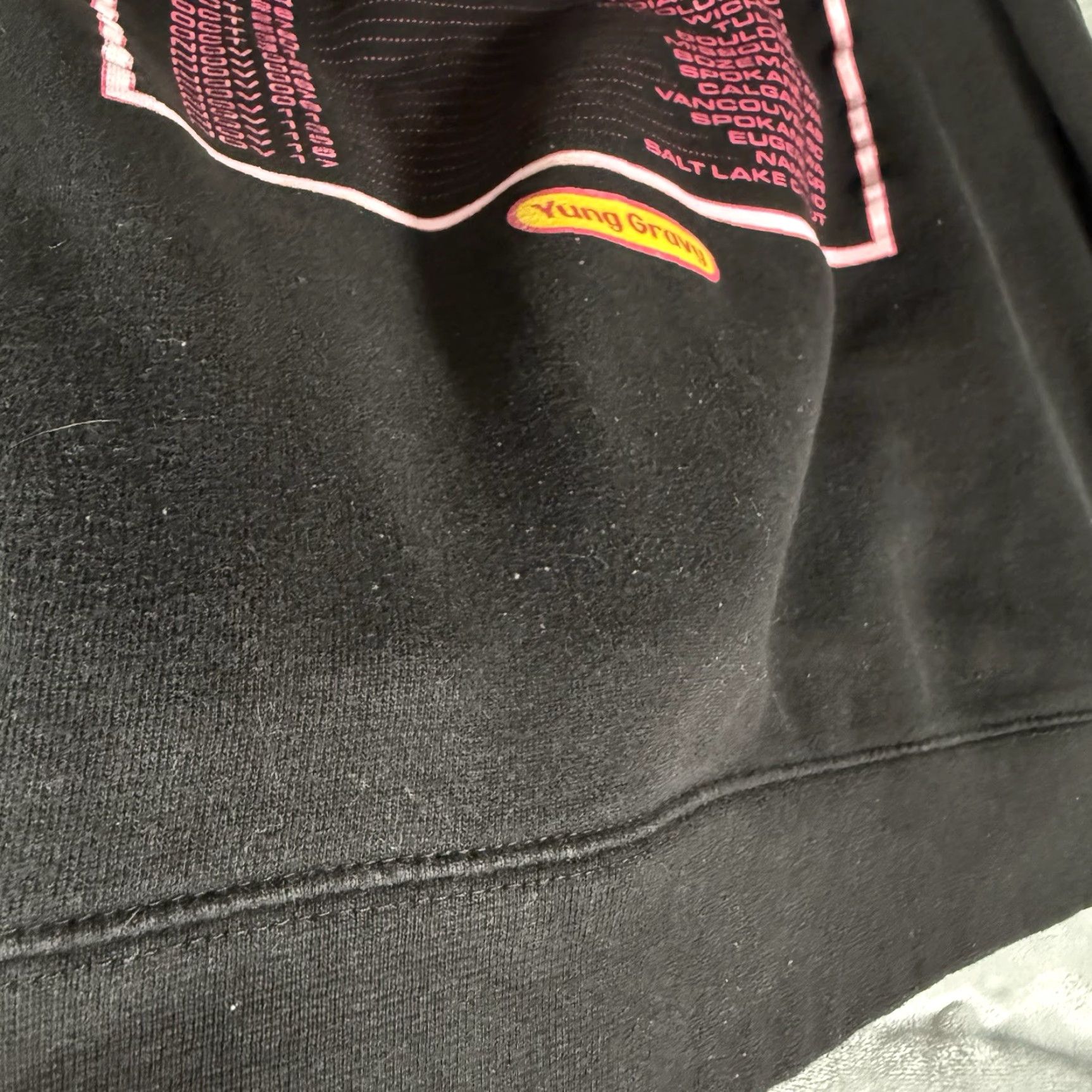 Vintage Yung Gravy Music Hoodie Mens M Black Graphic Print Logo Embroidered 2021 Back In Business Tour Merch Crew Neck Pullover Size US M / EU 48-50 / 2 - 6 Thumbnail