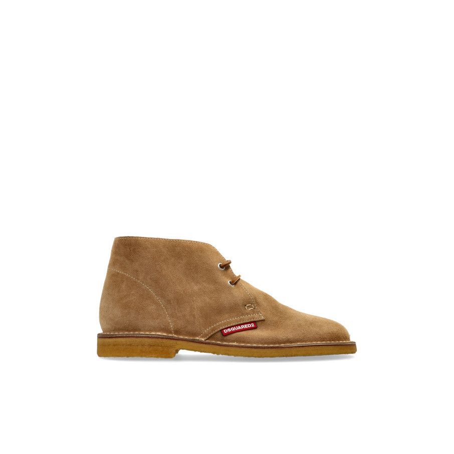 Dsquared2 DSQUARED2 Brown Suede Ankle Boots New & Authentic (Men's siz Size US 6 / EU 39 - 1 Thumbnail