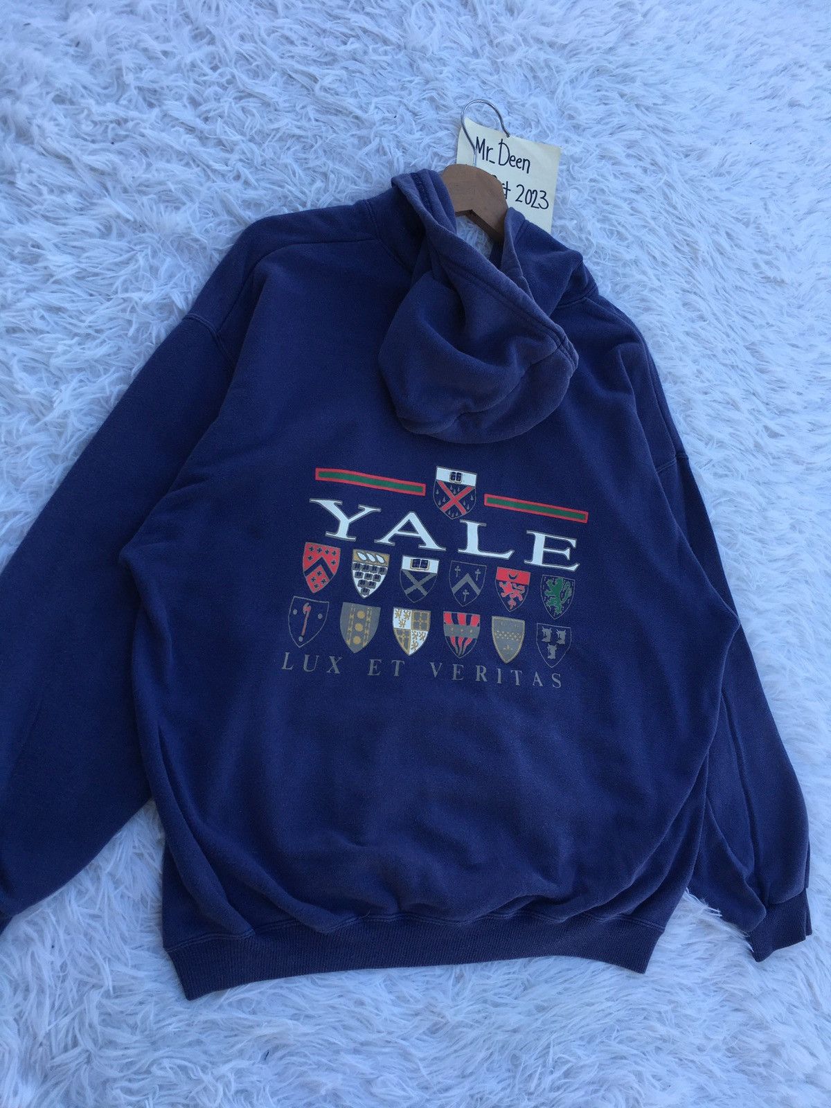 Vintage Rare Vintage Yale University Sweater Hoodie Size US L / EU 52-54 / 3 - 4 Thumbnail