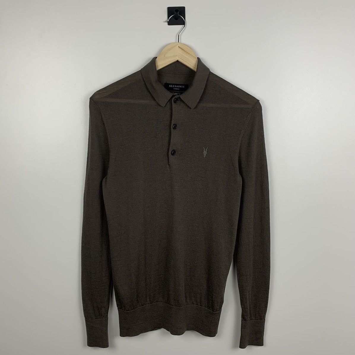 Allsaints Allsaints Mode Merino LS Polo Shirt Collared Size XS Buttons Size US XS / EU 42 / 0 - 1 Thumbnail