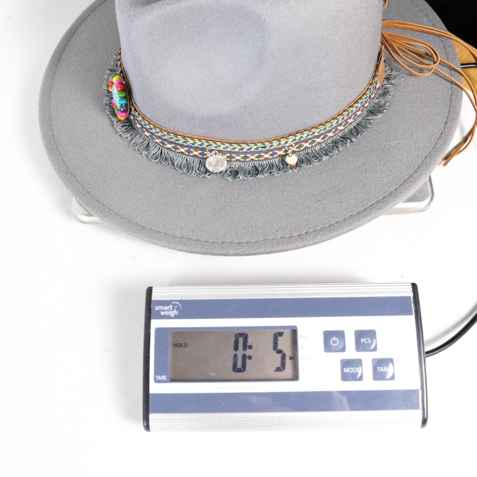 Other Boho Wide Brim Fedora Hat Western Cowboy Bucket Cap Sunhat Size ONE SIZE - 16 Thumbnail