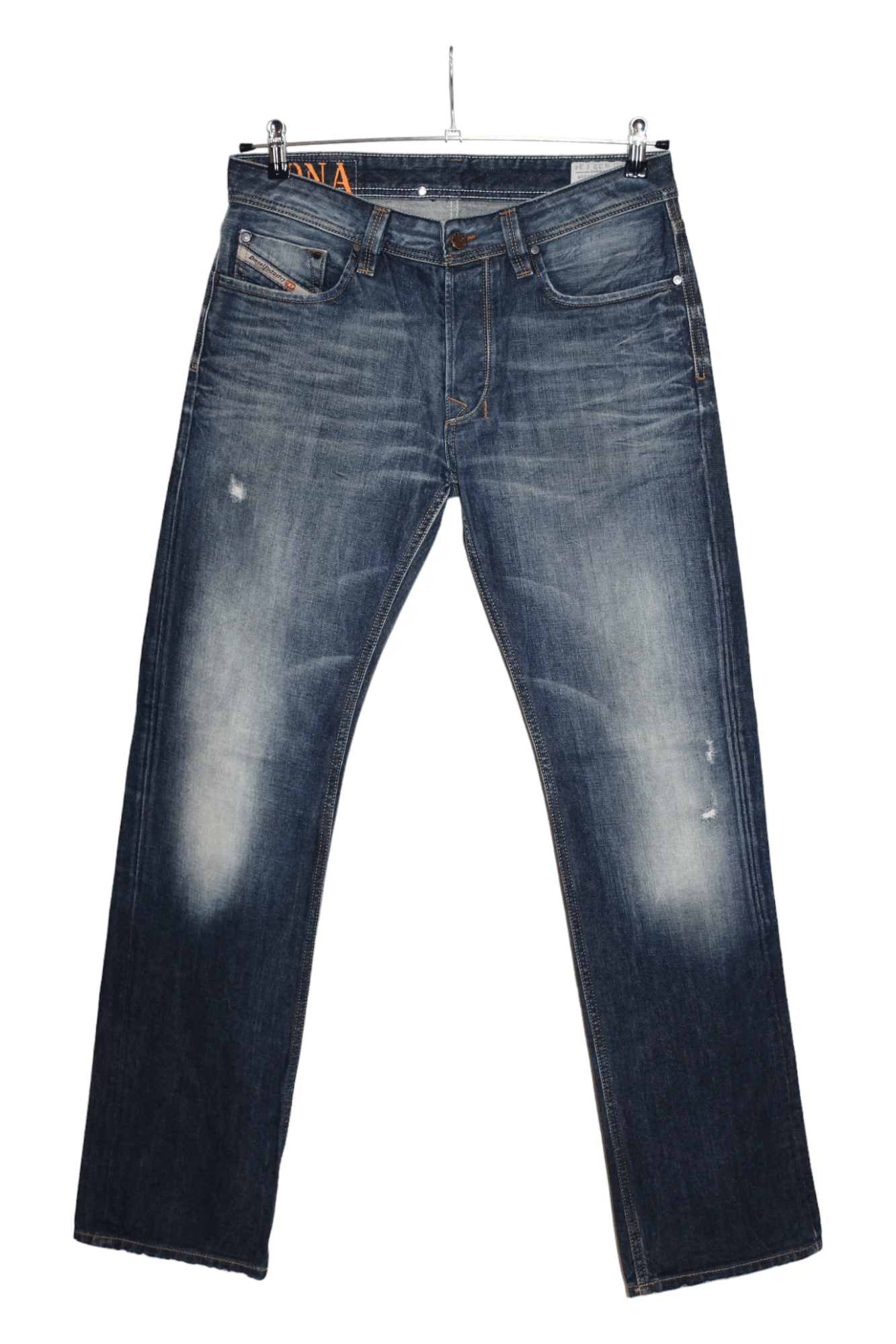 Diesel DIESEL D.N.A. Larkee Regular-Straight 008Y3 Distressed Jeans Size US 32 / EU 48 - 13 Thumbnail