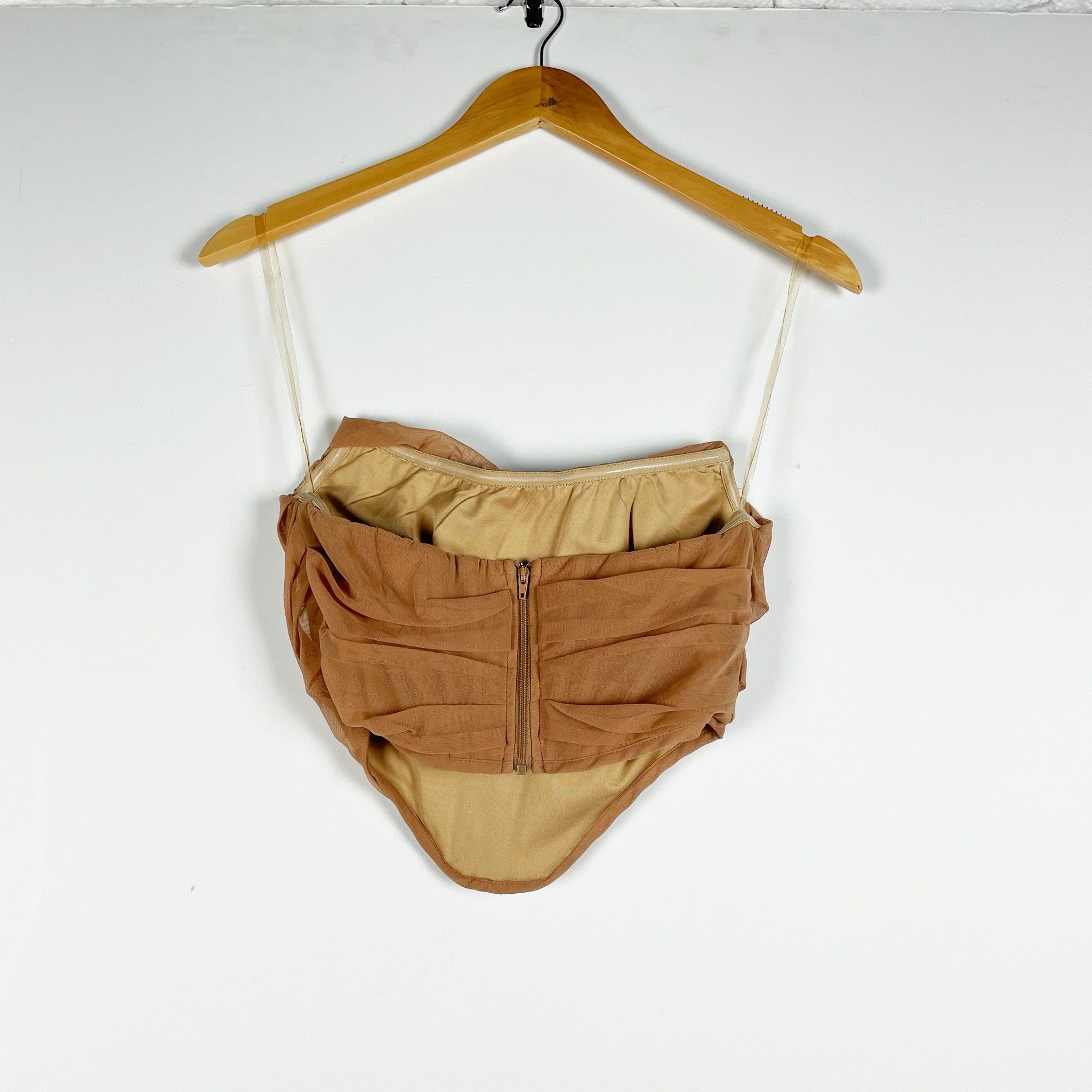 superdown Superdown Savannah Strapless Ruched Mesh Size S / US 4 / IT 40 - 4 Thumbnail