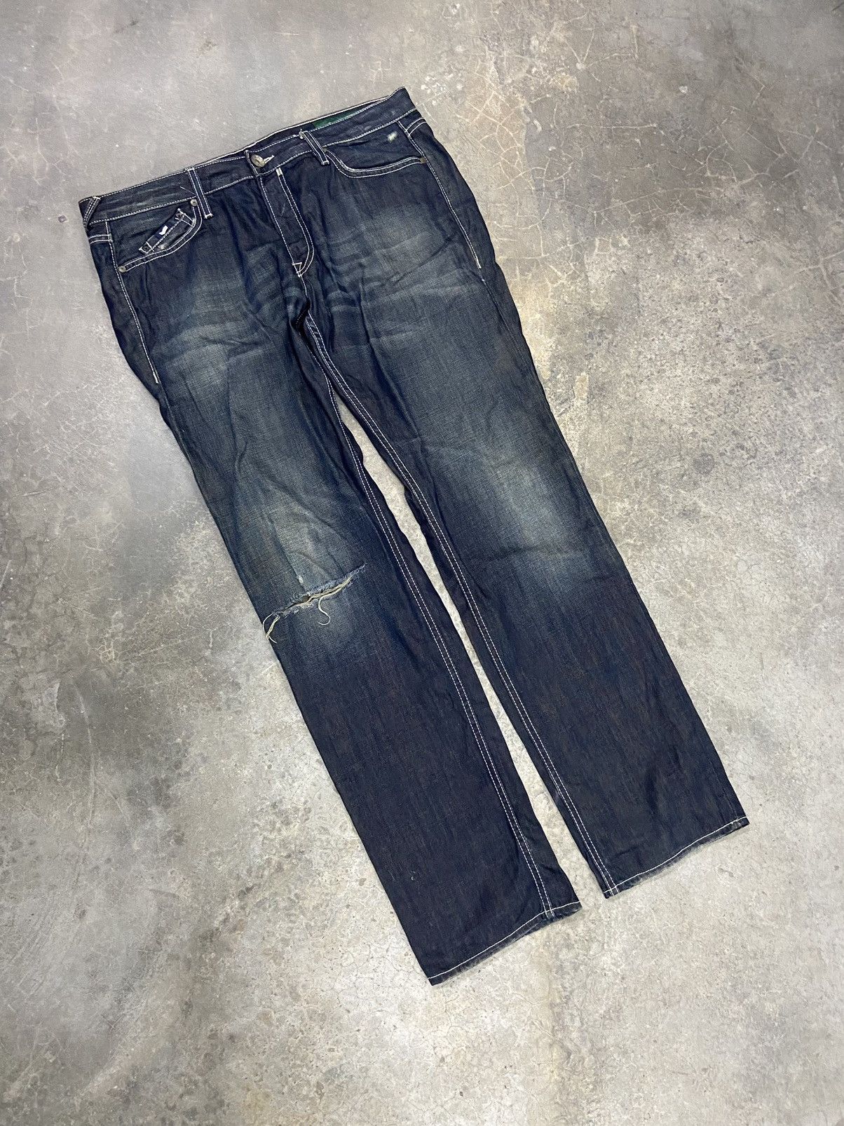 GAS Gas jeans Distressed beauty beast jeans Size US 38 / EU 54 - 1 Thumbnail