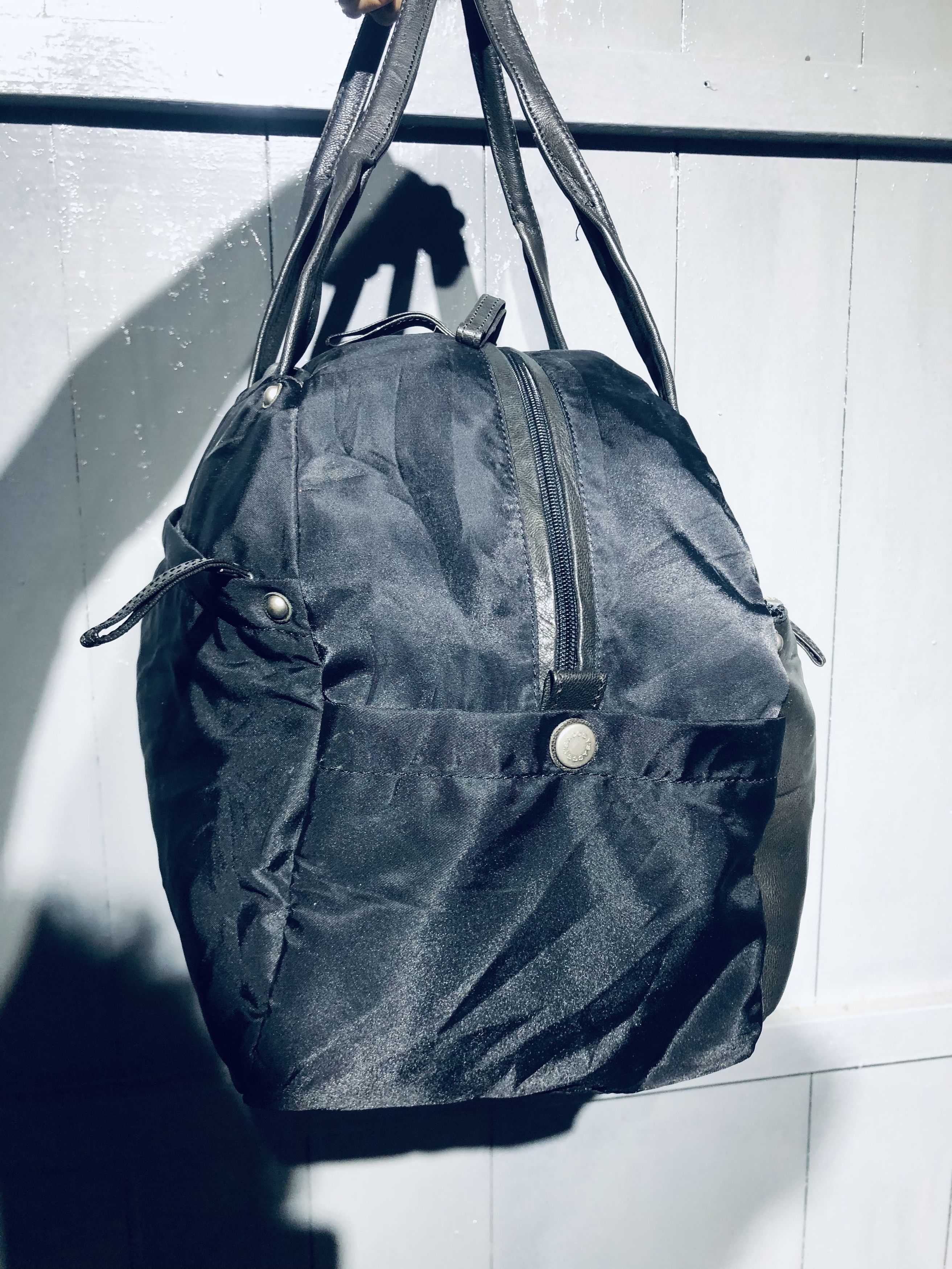 Y's Japanese YSaacs by Yohji Yamamoto Leather Nylon Shoulder Bag Size ONE SIZE - 8 Thumbnail