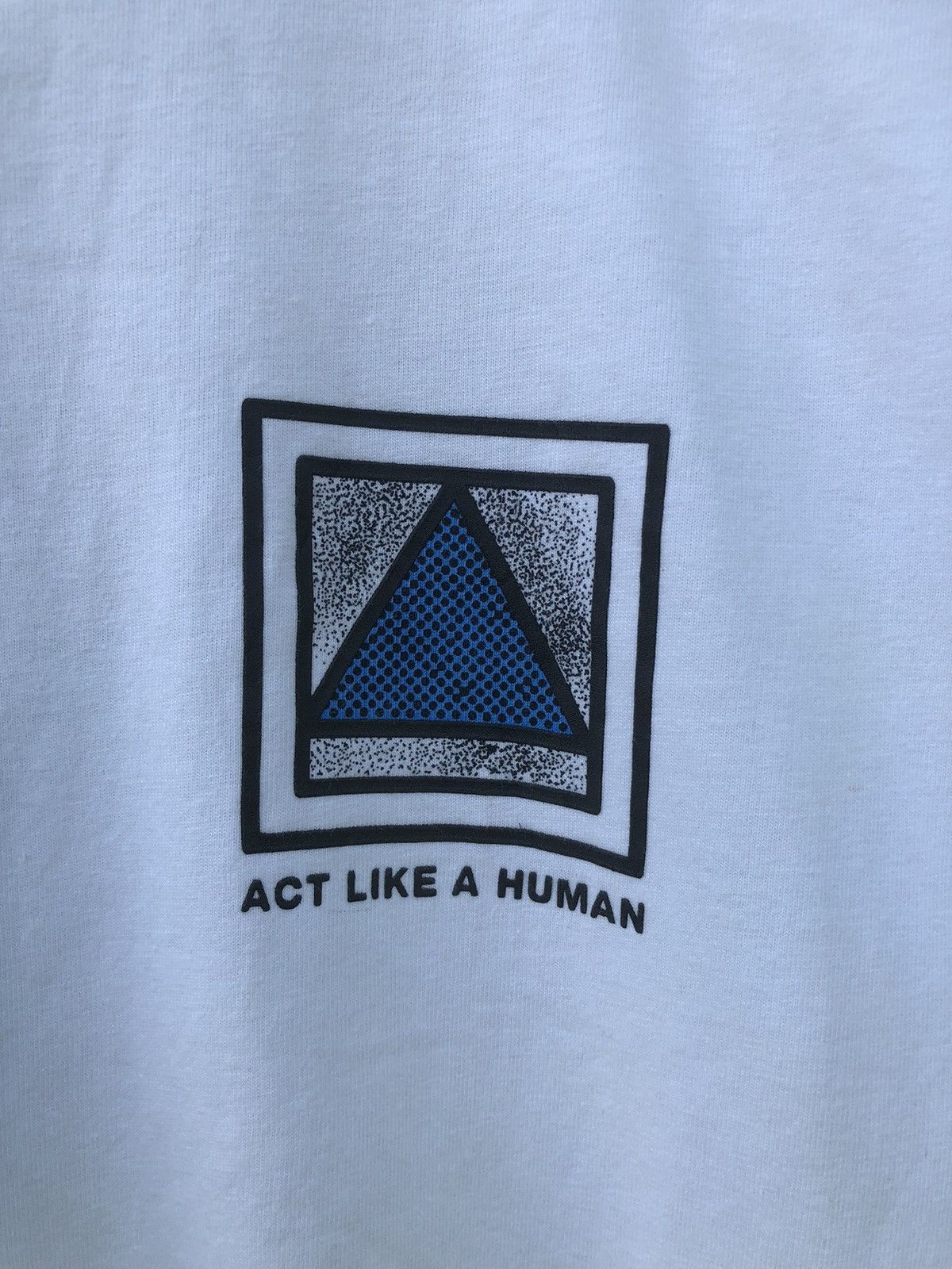 Vintage × Zara Streetwear Zara Act Like A Human X dnwr Art Tshirt Size US XL / EU 56 / 4 - 8 Thumbnail
