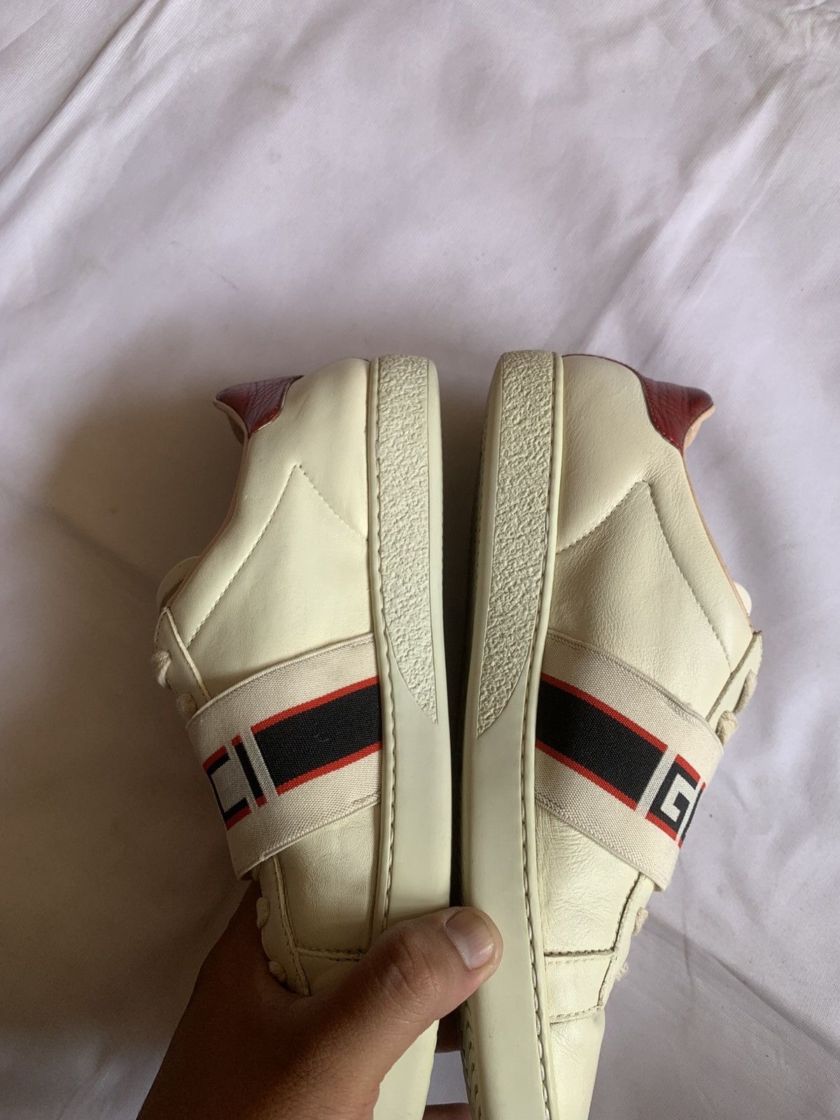 Gucci Gucci Ace Stripe Low Trainers Size US 5 / EU 37 - 5 Thumbnail